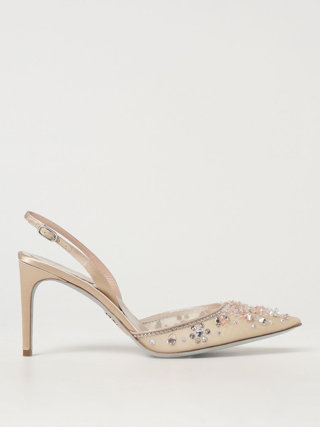 Rene Caovilla Rene Caovilla Pumps Woman Champagne Size US 7.5 / IT 37.5 - 1 Thumbnail