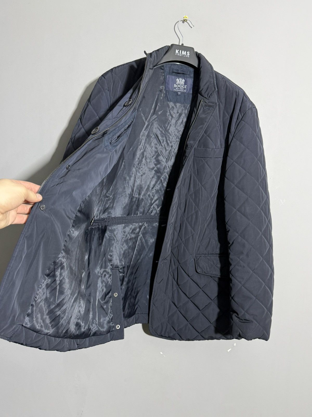 Boggi Boggi Nilano Navy Blue quilted jacket size XXL Size US XXL / EU 58 / 5 - 15 Thumbnail