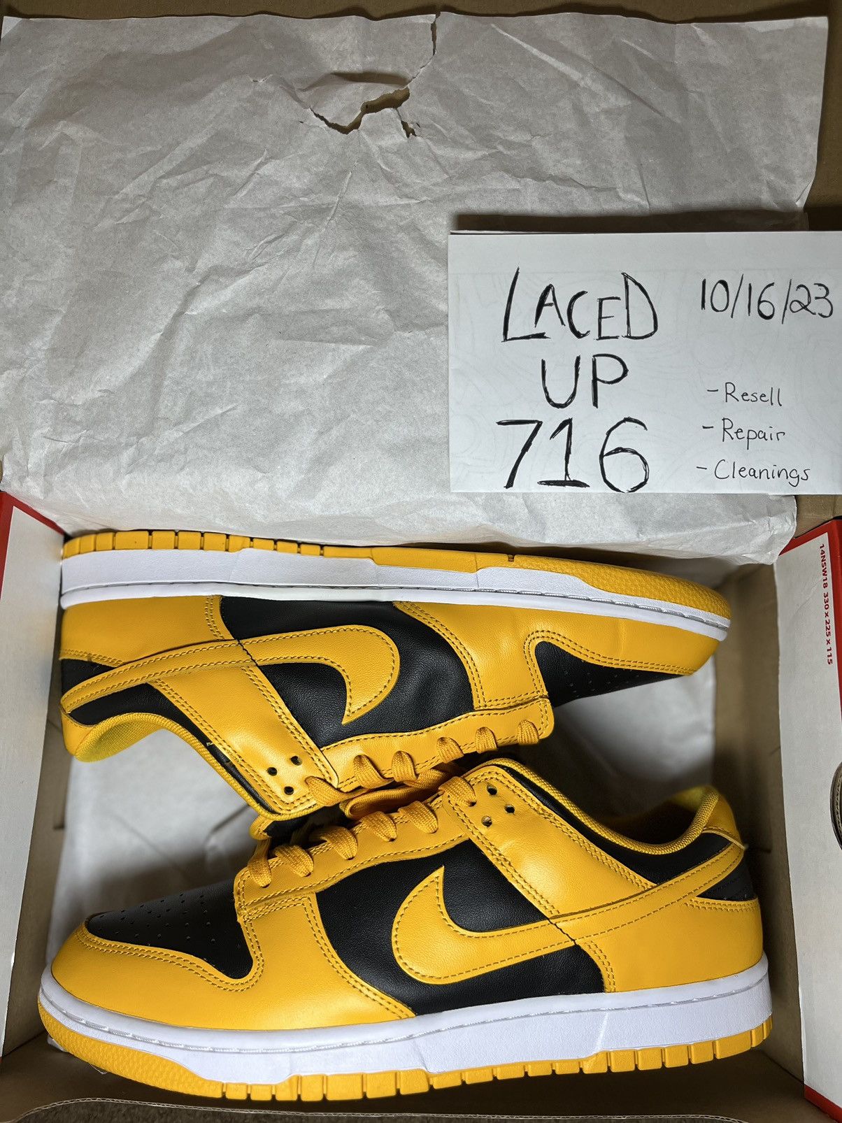 Nike Nike Dunk Low “Goldenrod” Size US 10.5 / EU 43-44 - 2 Thumbnail