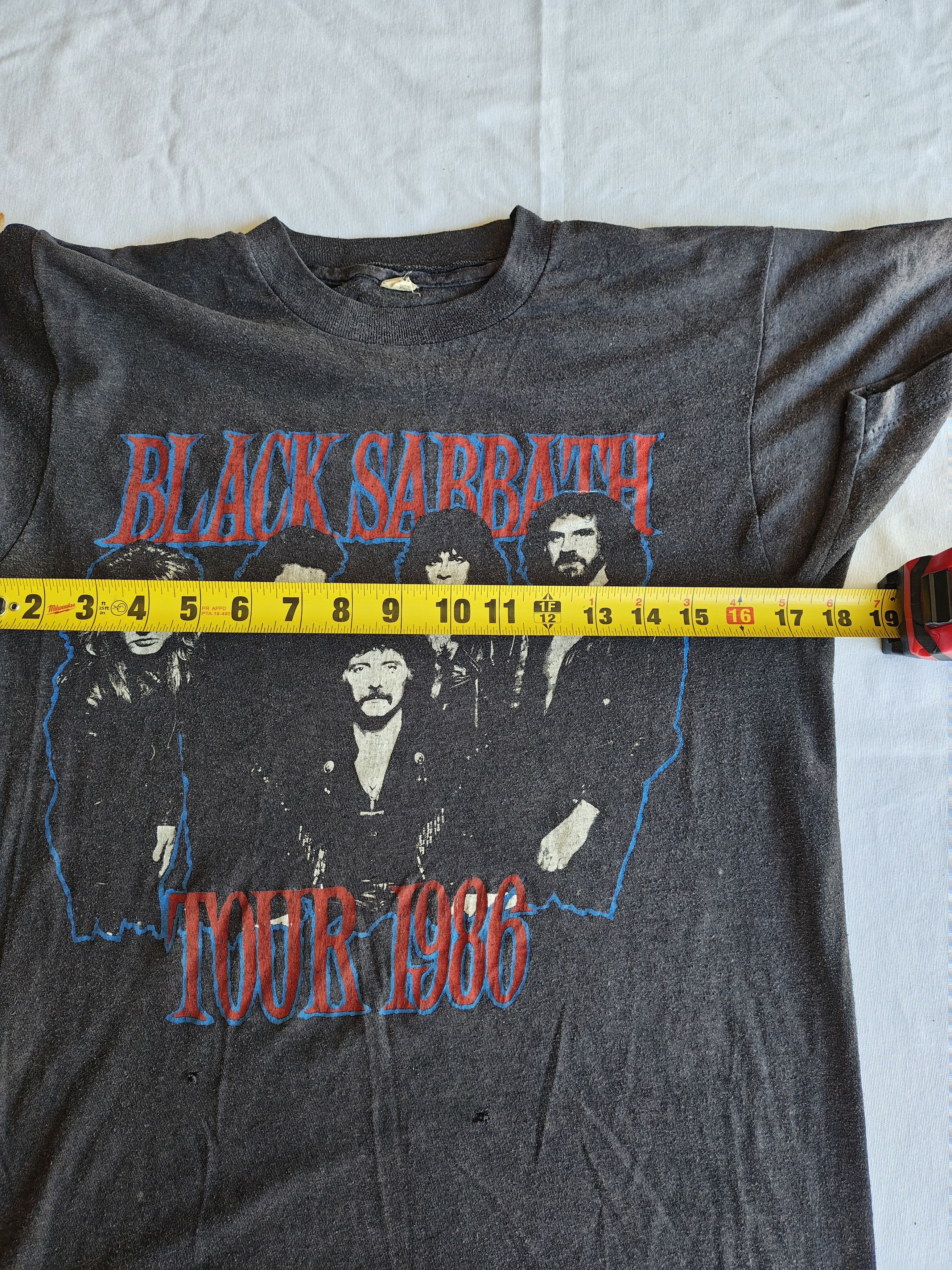 Vintage Vintage 1986 Black Sabbath Seventh Star Tour Tee Size US S / EU 44-46 / 1 - 7 Thumbnail
