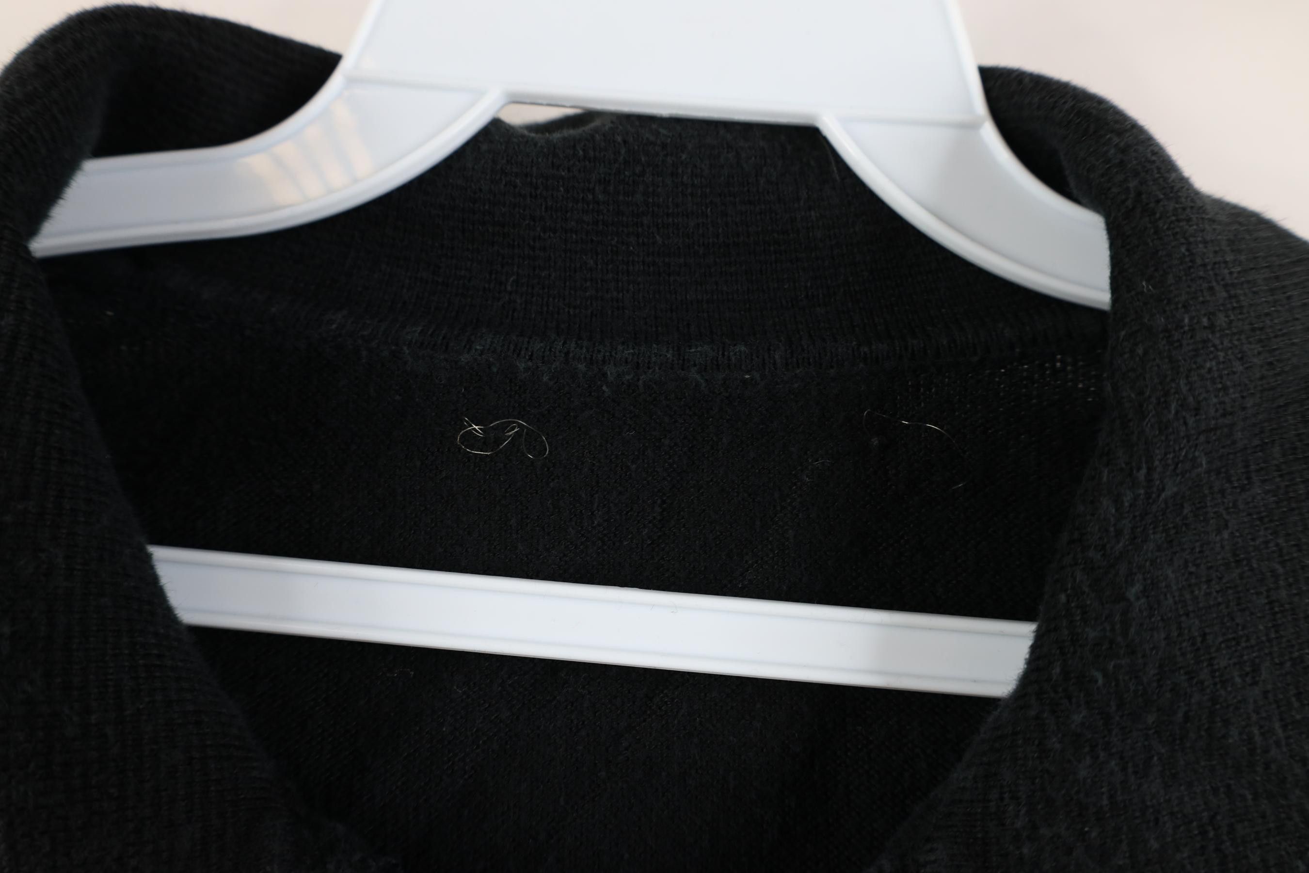 Vintage Vintage 90s Streetwear Knit Collared Pullover Polo Black Size US XL / EU 56 / 4 - 4 Thumbnail