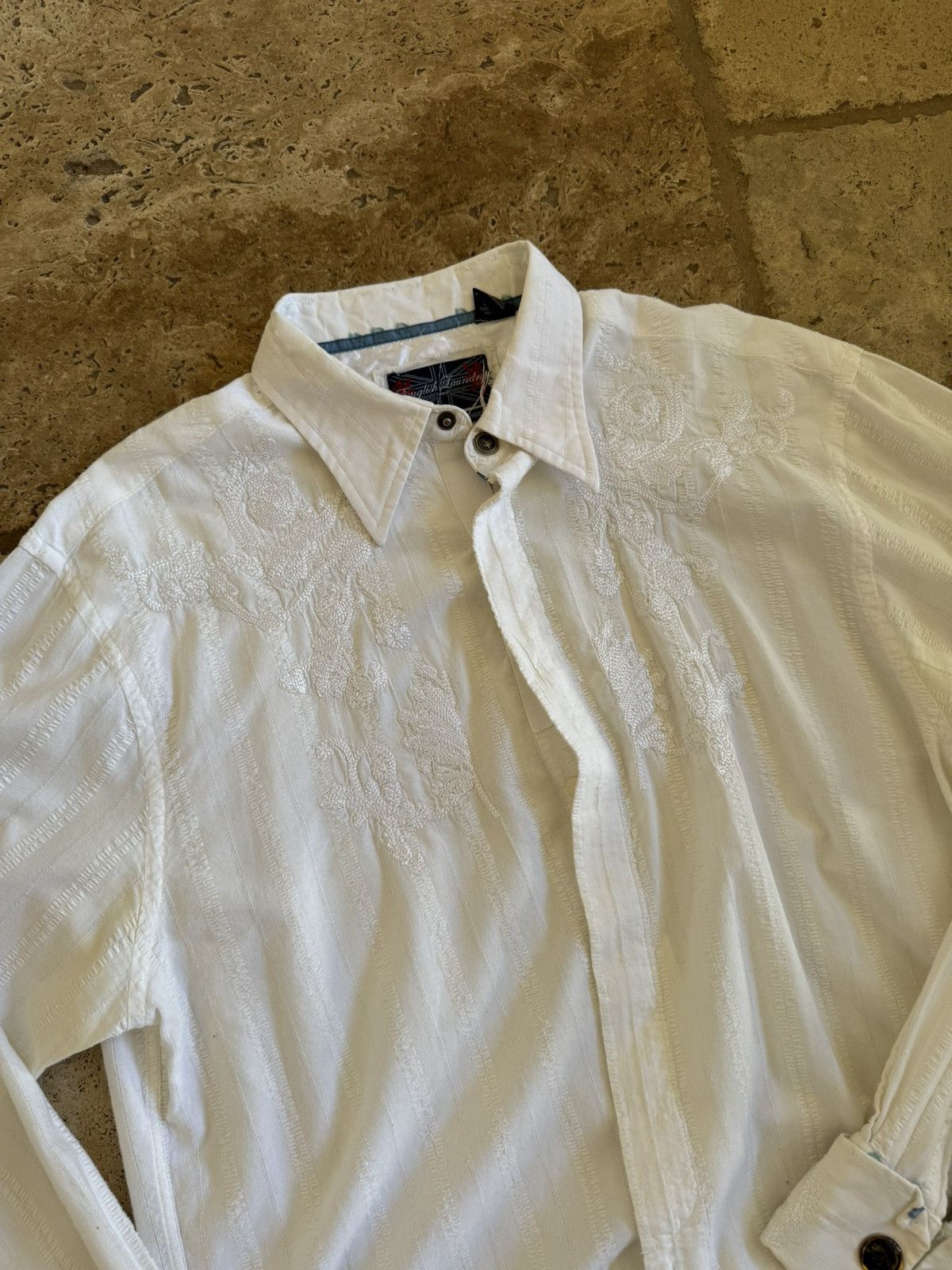English Laundry English Laundry white button up shirt Size US XXL / EU 58 / 5 - 2 Thumbnail