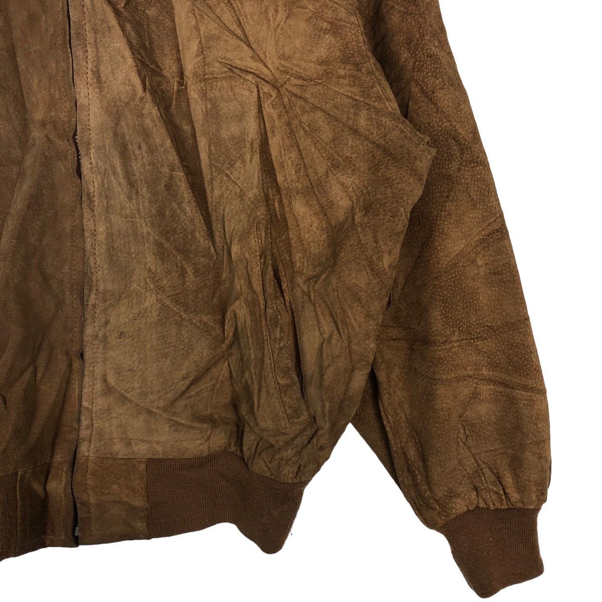 Japanese Brand 🔥Vtg Bomber Jacket Genuine Leather Japan Made Size US M / EU 48-50 / 2 - 5 Thumbnail