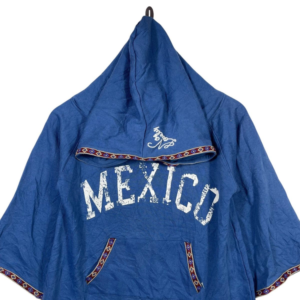 Vintage VINTAGE Y2K ANAP Mexico Big Spellout Graphic Poncho Hoodie Size US S / EU 44-46 / 1 - 2 Thumbnail