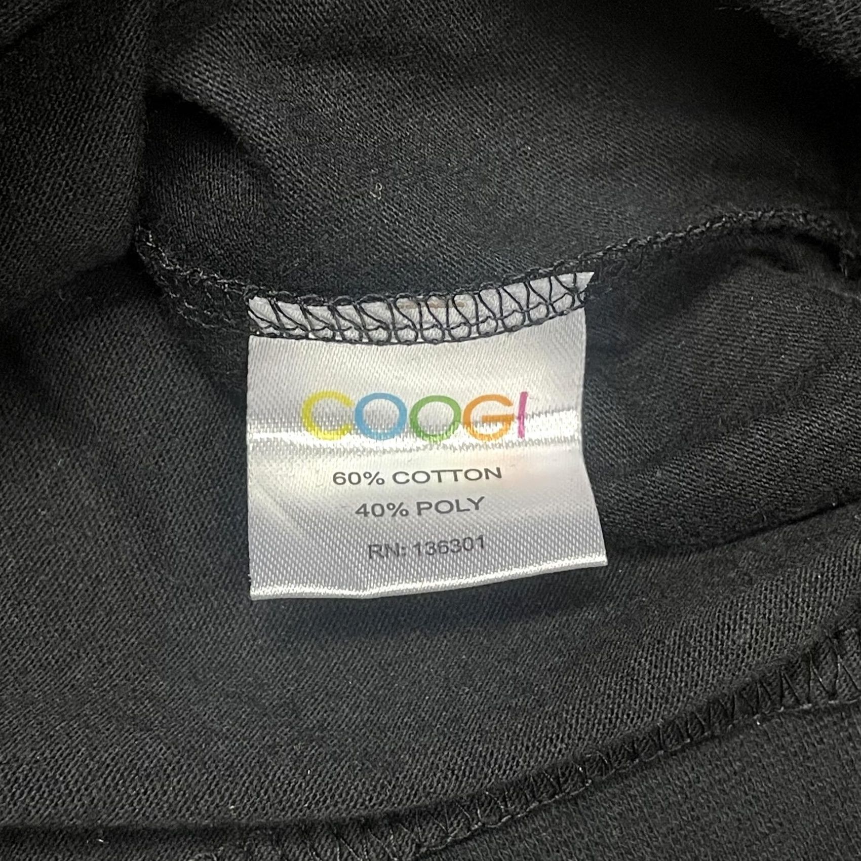 Coogi COOGI Sweatshirt Womens Large Black Gold Studded Cross Cold Shoulder Embellished Crew Neck Pullover Rhinestone Logo Graphic Size L / US 10 / IT 46 - 8 Thumbnail