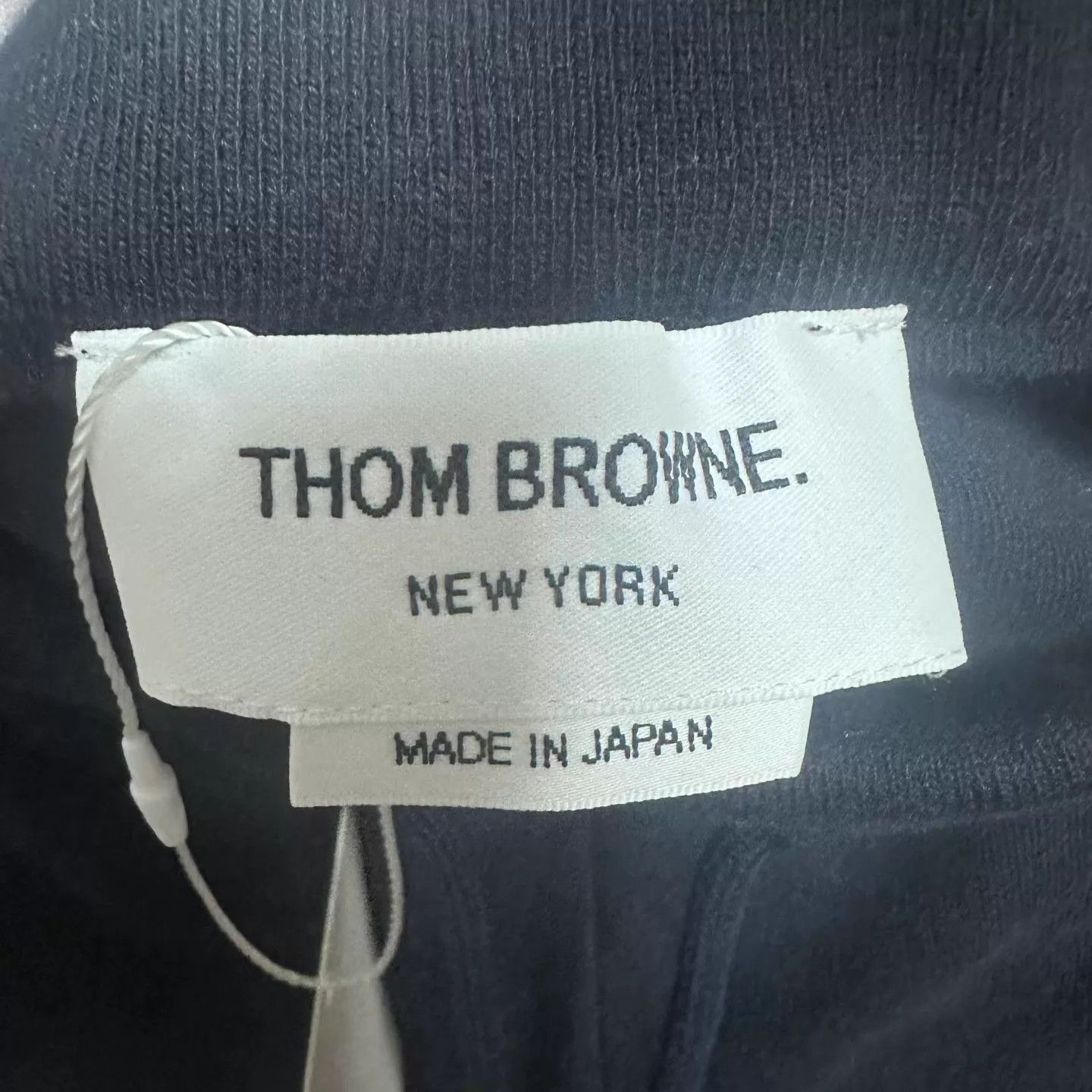 Thom Browne Thom Browne Logo Patch Belted 5" Short Navy 2 Size US 32 / EU 48 - 3 Thumbnail