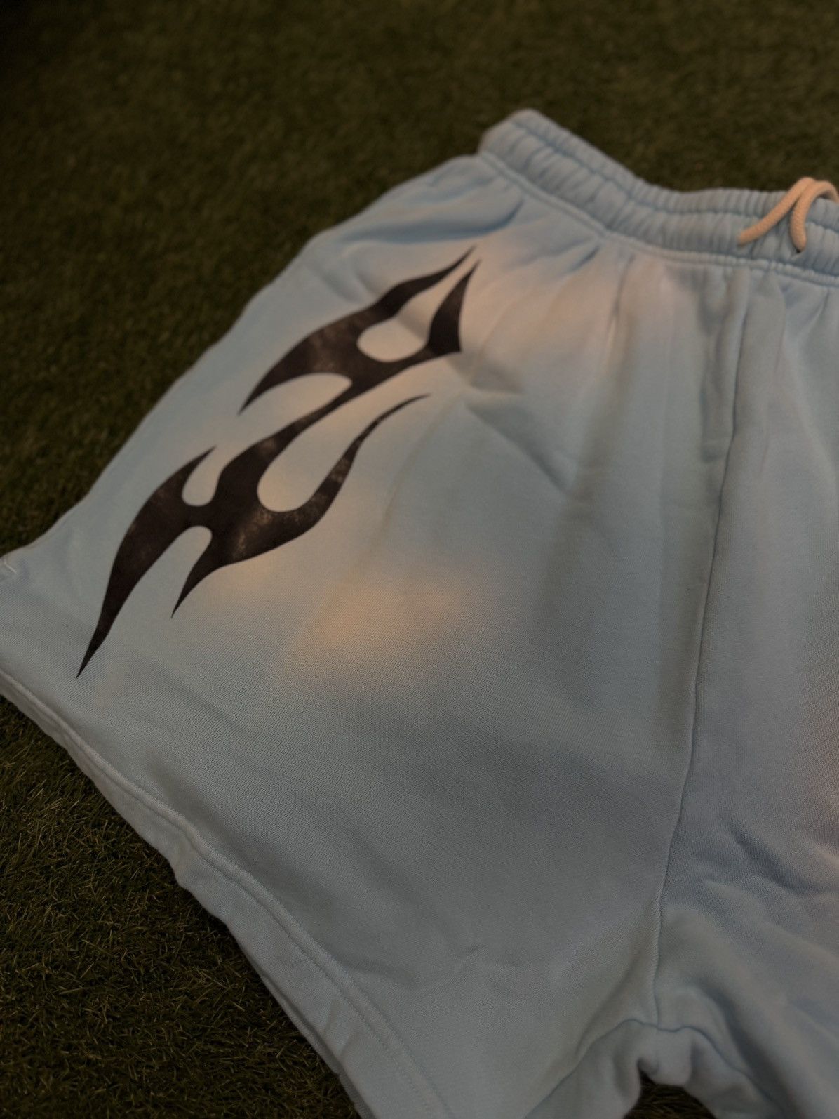 HELLSTAR Hellstar Blue Flame Shorts Size M (Brand NEW) Size US 30 / EU 46 - 3 Thumbnail