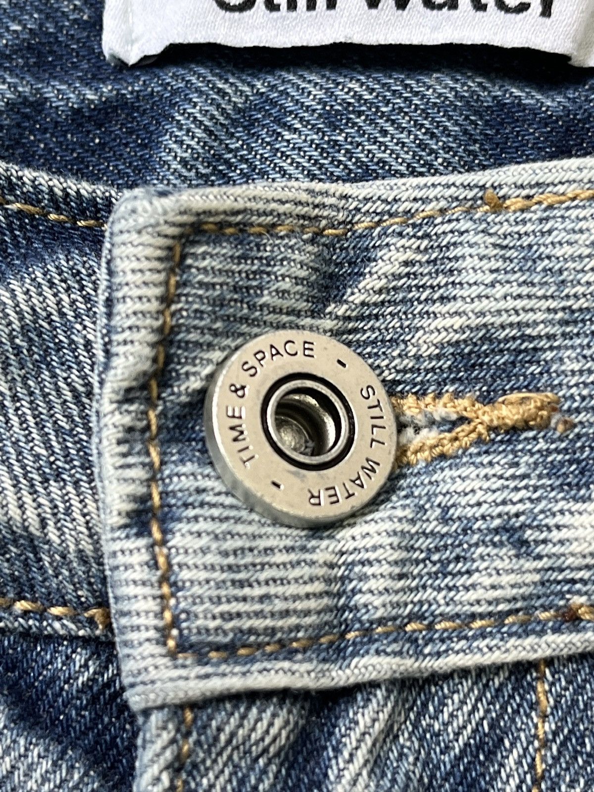 Other Still Water Distressed Reworked Denim Jeans (unisex) Size US 29 - 19 Thumbnail