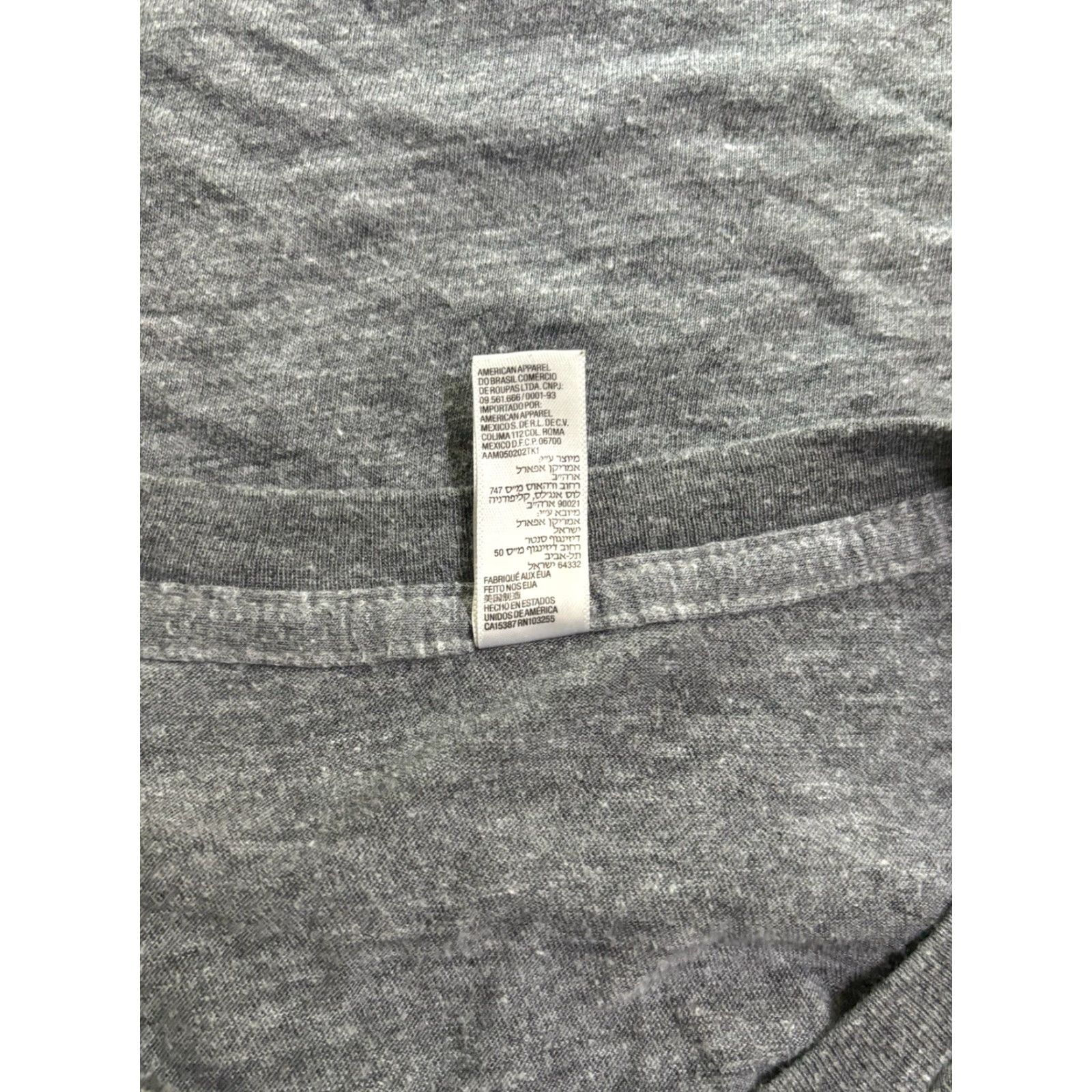 American Apparel VINTAGE American Apparel T-Shirt Mens XL Gray USA 2010s GUC Made in USA dot dash graphic tee Size US XL / EU 56 / 4 - 5 Thumbnail
