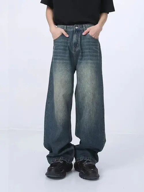 VIBE Vintage Premium Mid Rise Jeans Size US 32 / EU 48 - 2 Thumbnail