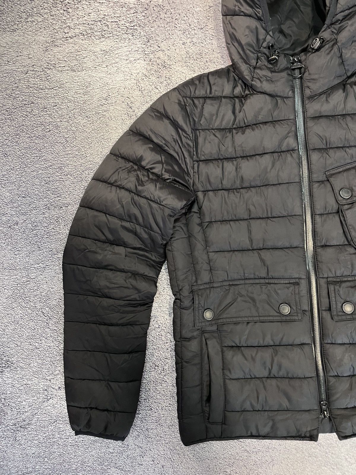 Barbour Barbour International Ouston Hooded Quilted Puffer Jacket Size US S / EU 44-46 / 1 - 4 Thumbnail