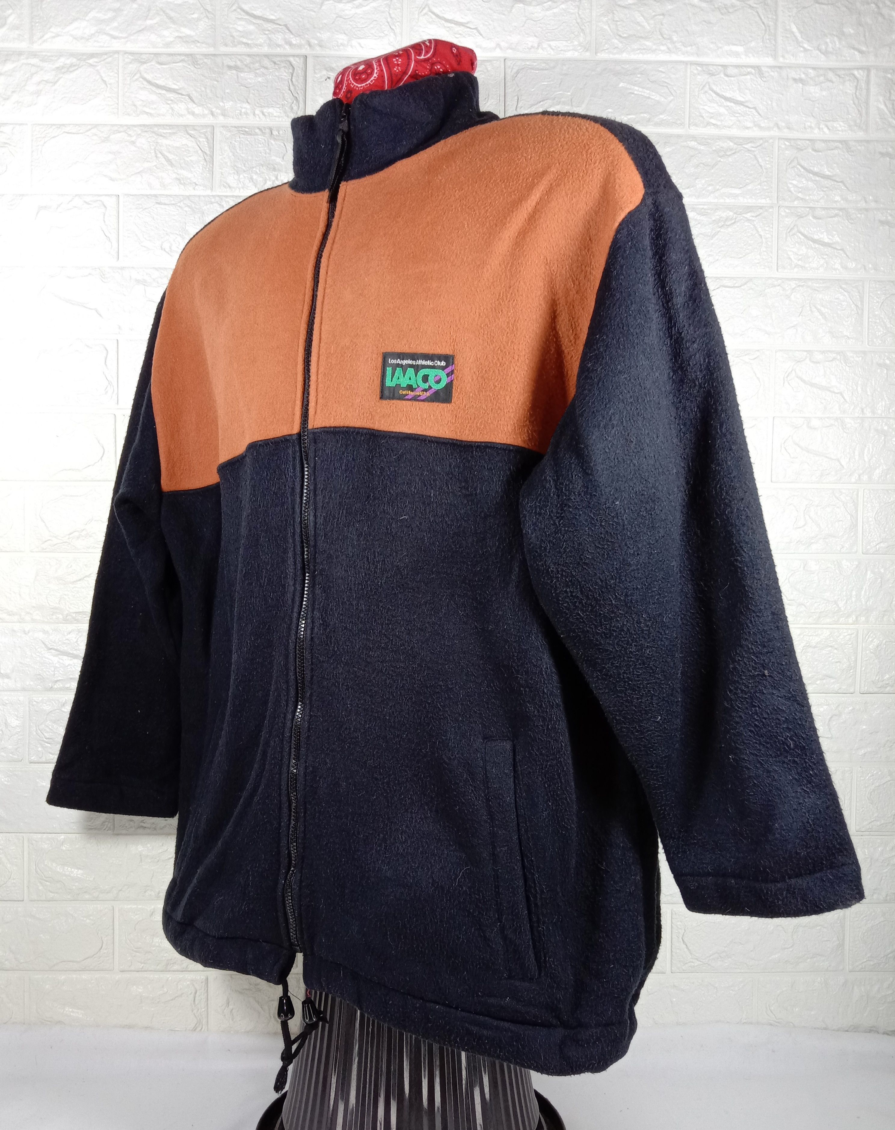 Vintage Vintage LAACO California USA Fleece Jacket Size US L / EU 52-54 / 3 - 3 Thumbnail
