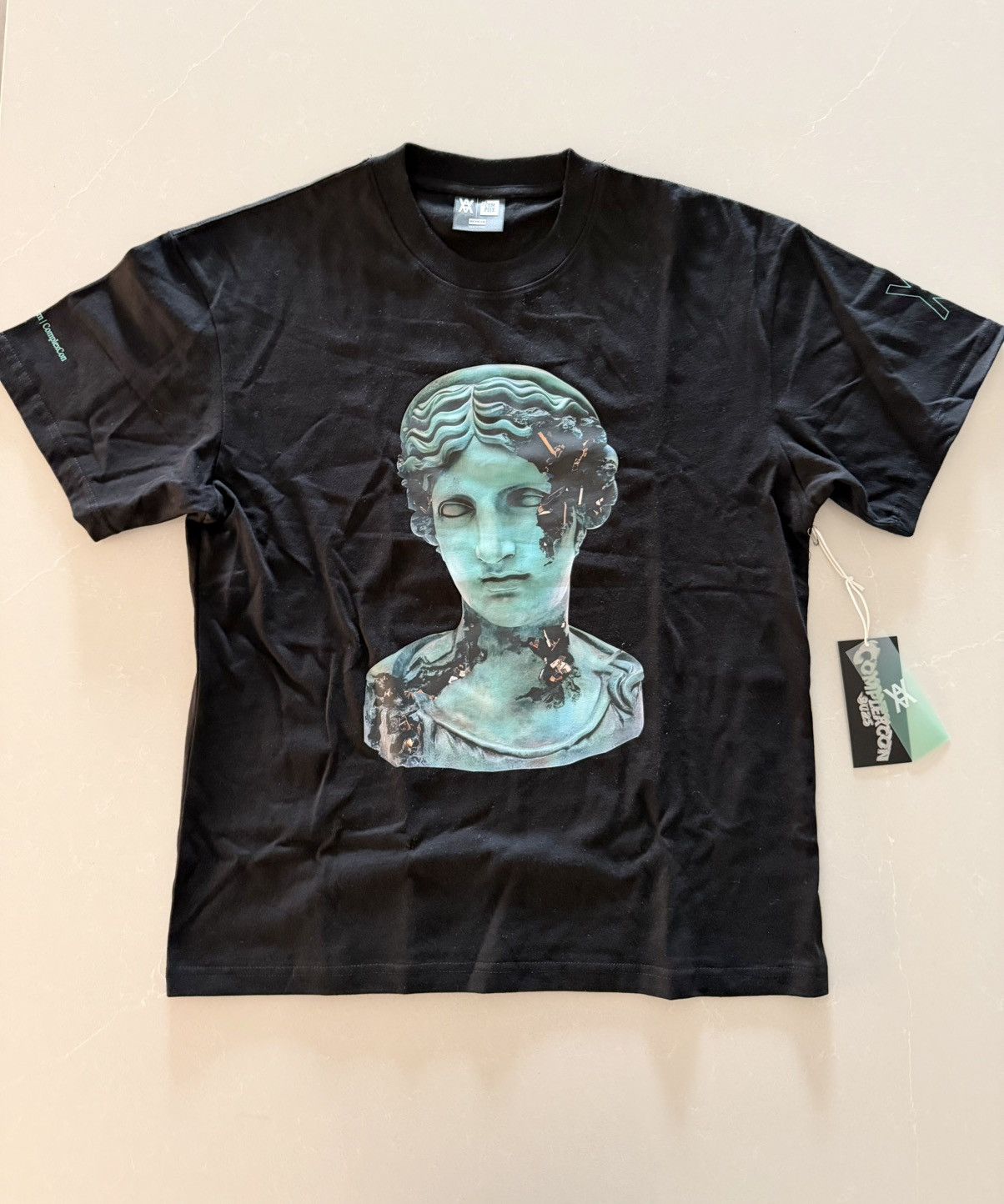 Daniel Arsham ComplexCon + Daniel Arsham Eroded Bronze T-Shirt Size US M / EU 48-50 / 2 - 1 Thumbnail