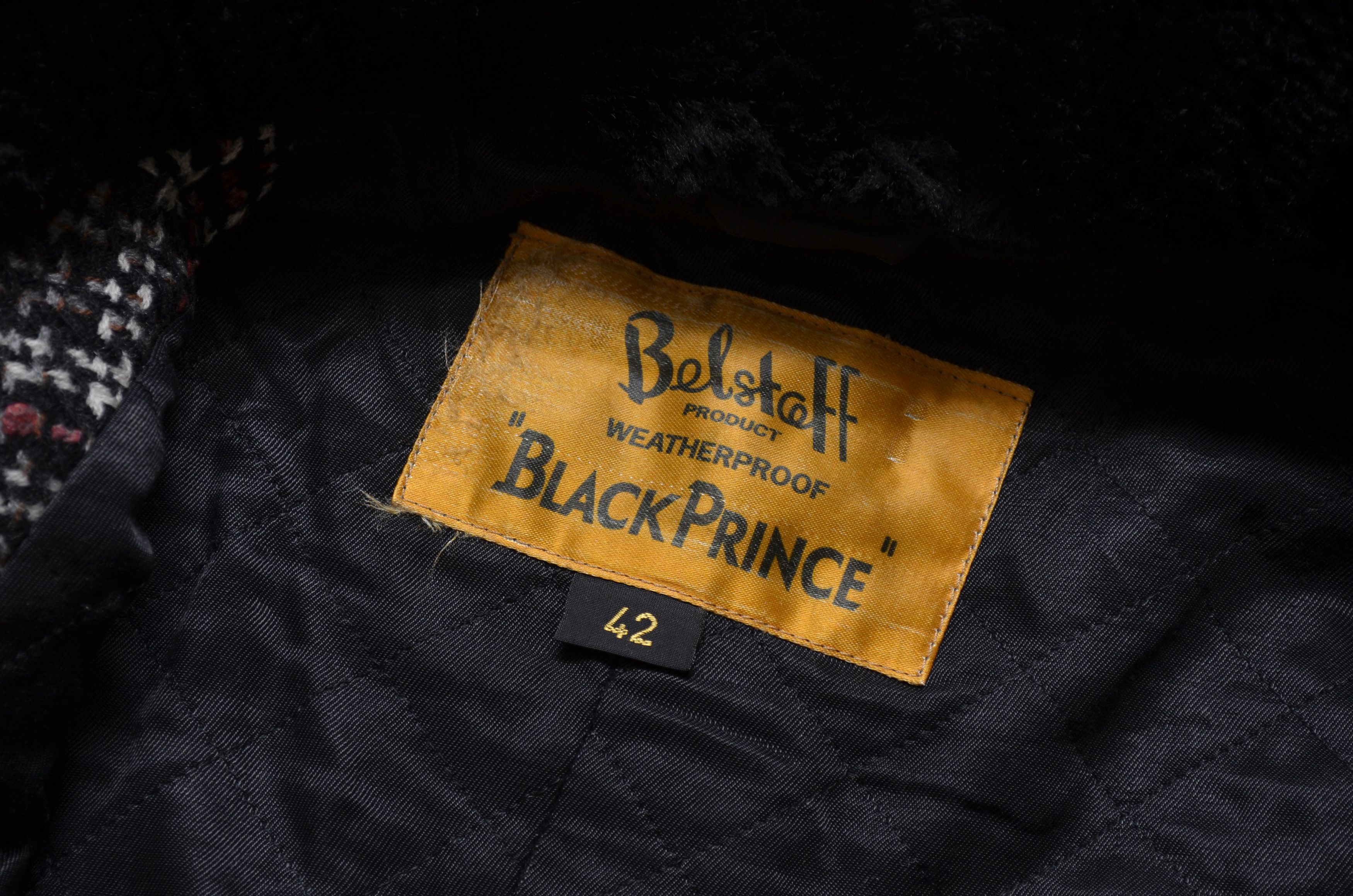 Belstaff × Vintage Vintage Belstaff Black Prince Wool Tweed Jacket Coat Size 42 Size M / US 6-8 / IT 42-44 - 12 Thumbnail