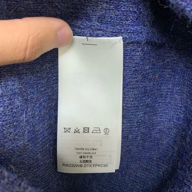 Louis Vuitton Louis Vuitton Denim Blue Cashmere Cardigan shirt 2503-Nexta Size US L / EU 52-54 / 3 - 3 Thumbnail