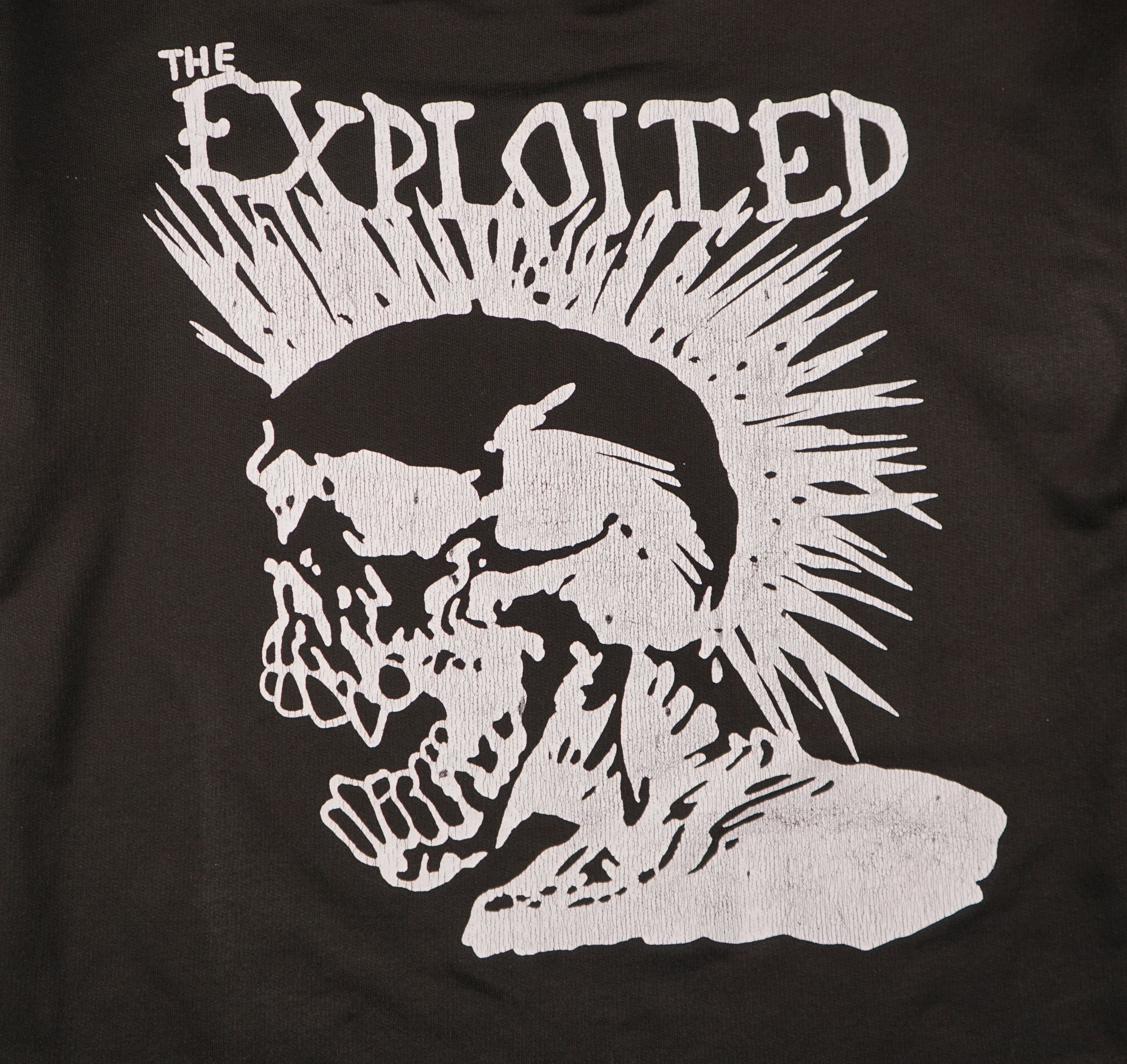 Band Tees × Vintage Vintage 90s The Exploited Punk Rock Hoodie Size US L / EU 52-54 / 3 - 10 Thumbnail