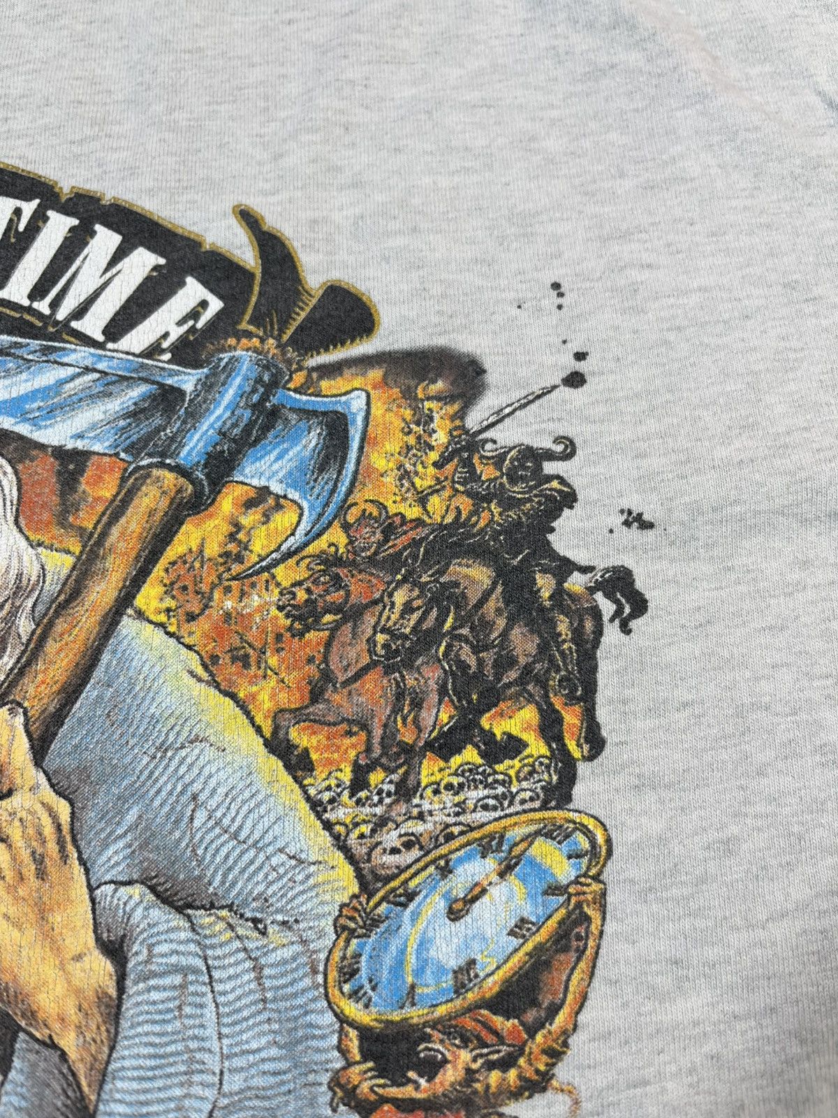 Band Tees × Vintage Vintage 90s Wychwood Brewery Hobgoblin New Old Father Time Size US XL / EU 56 / 4 - 8 Thumbnail