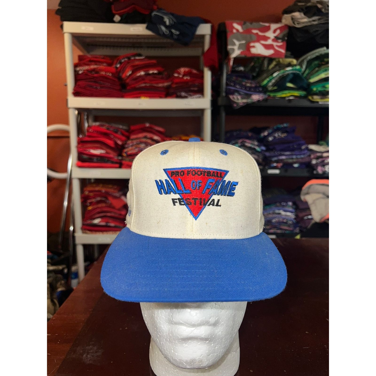 NFL Vintage Pro Football Hall Of Fame Hat Snapback Festival 90s Size ONE SIZE - 1 Thumbnail