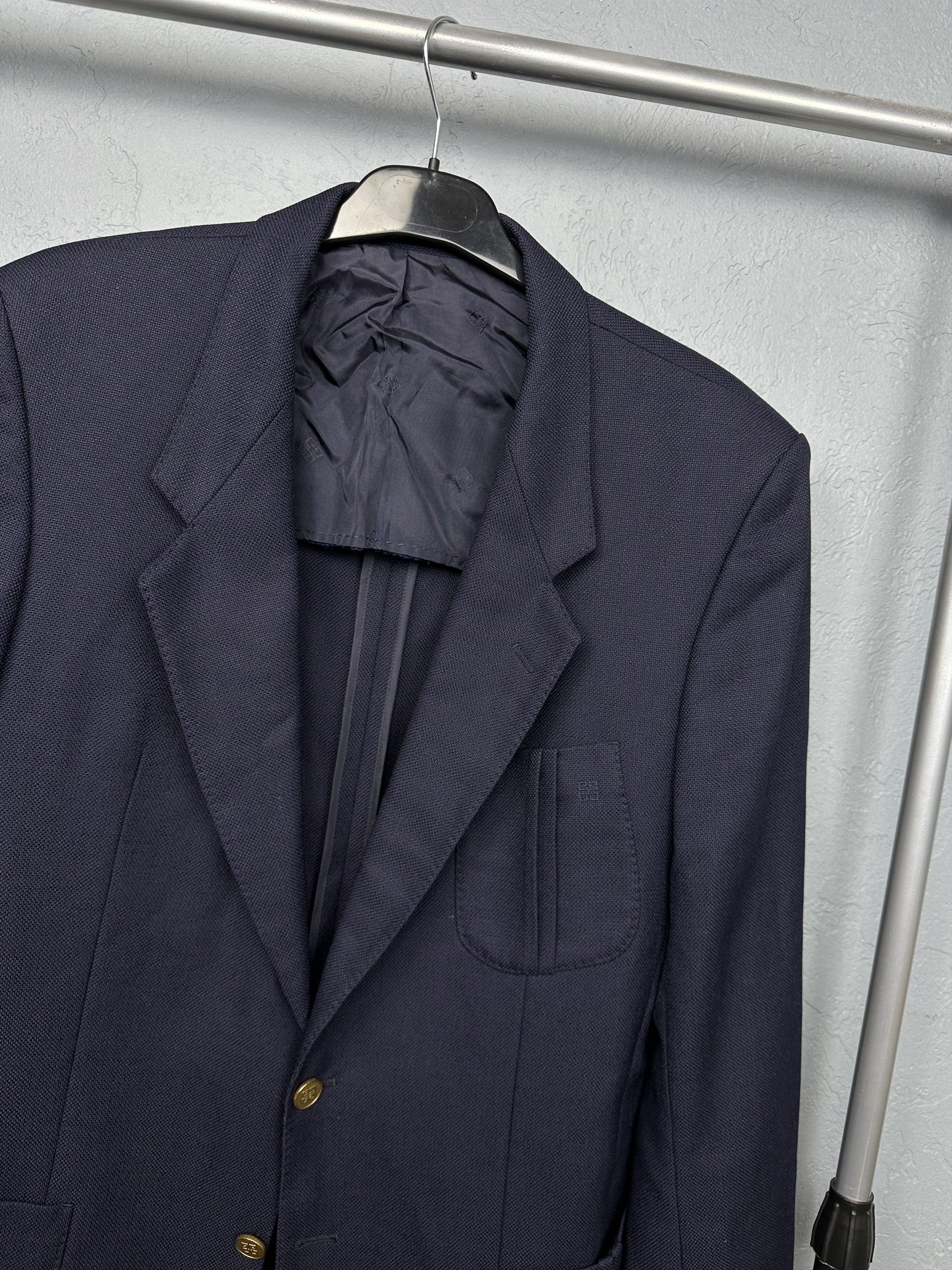 Givenchy Givenchy Gentleman Paris Vintage Mens Wool Blazer Jacket Size US L / EU 52-54 / 3 - 2 Thumbnail
