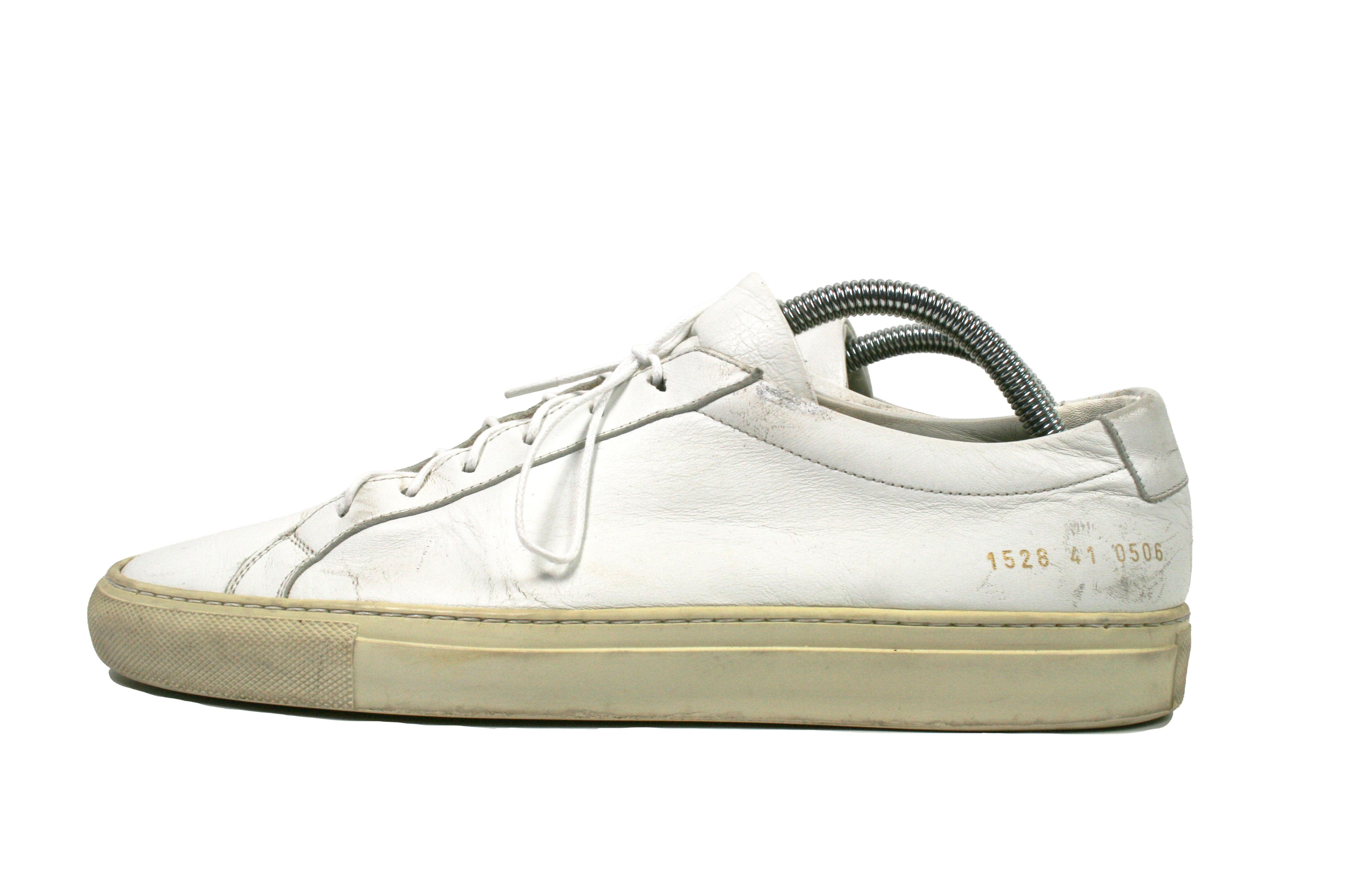 Common Projects Achilles Low Leather Sneakers Size US 8 / EU 41 - 2 Thumbnail