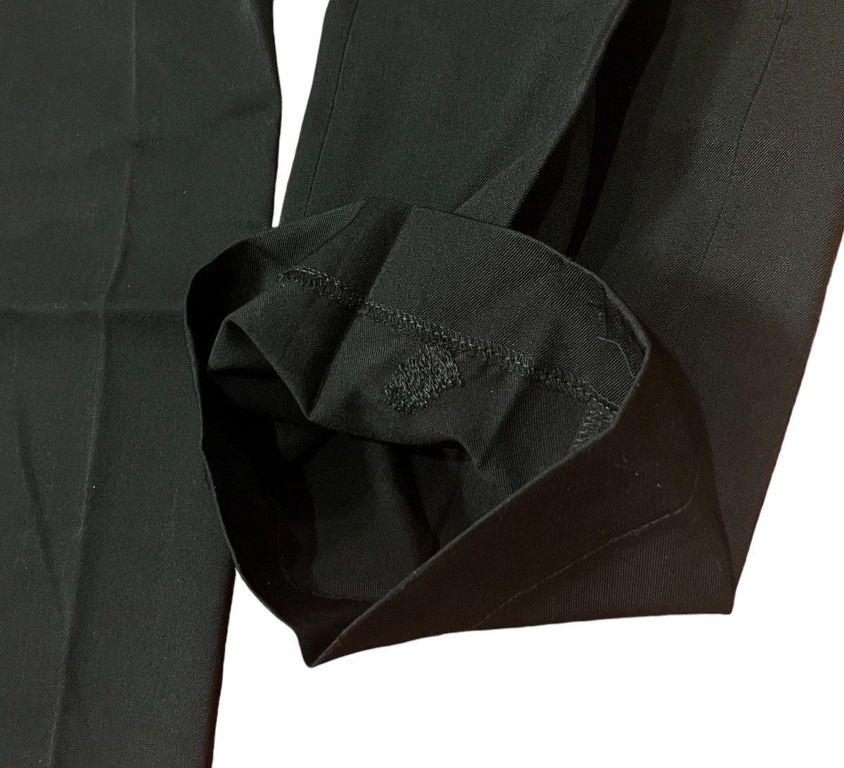 Comme des Garcons Tricot cdg AD2000 wool blend pleated flowy straight trousers Size US 29 - 4 Thumbnail