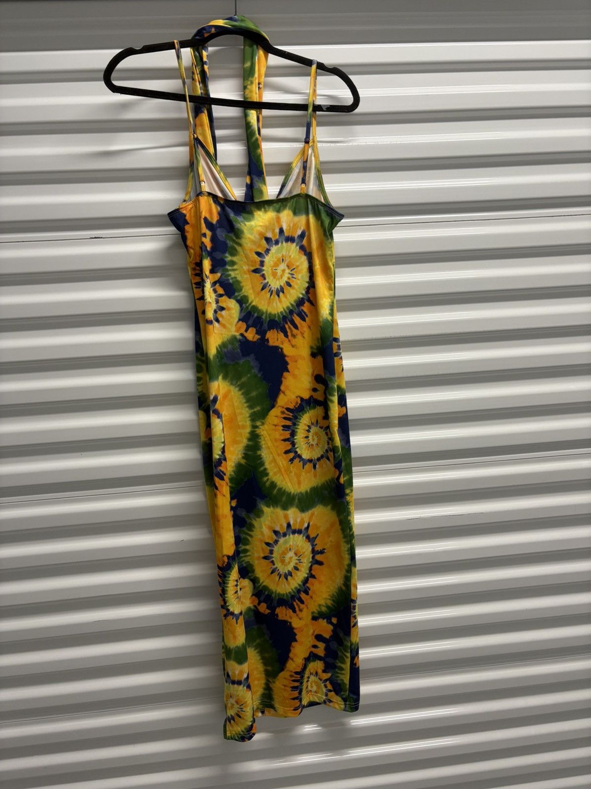 Other Fun Summer Dress With Spaghetti Strap And Scarf Size L / US 10 / IT 46 - 5 Thumbnail