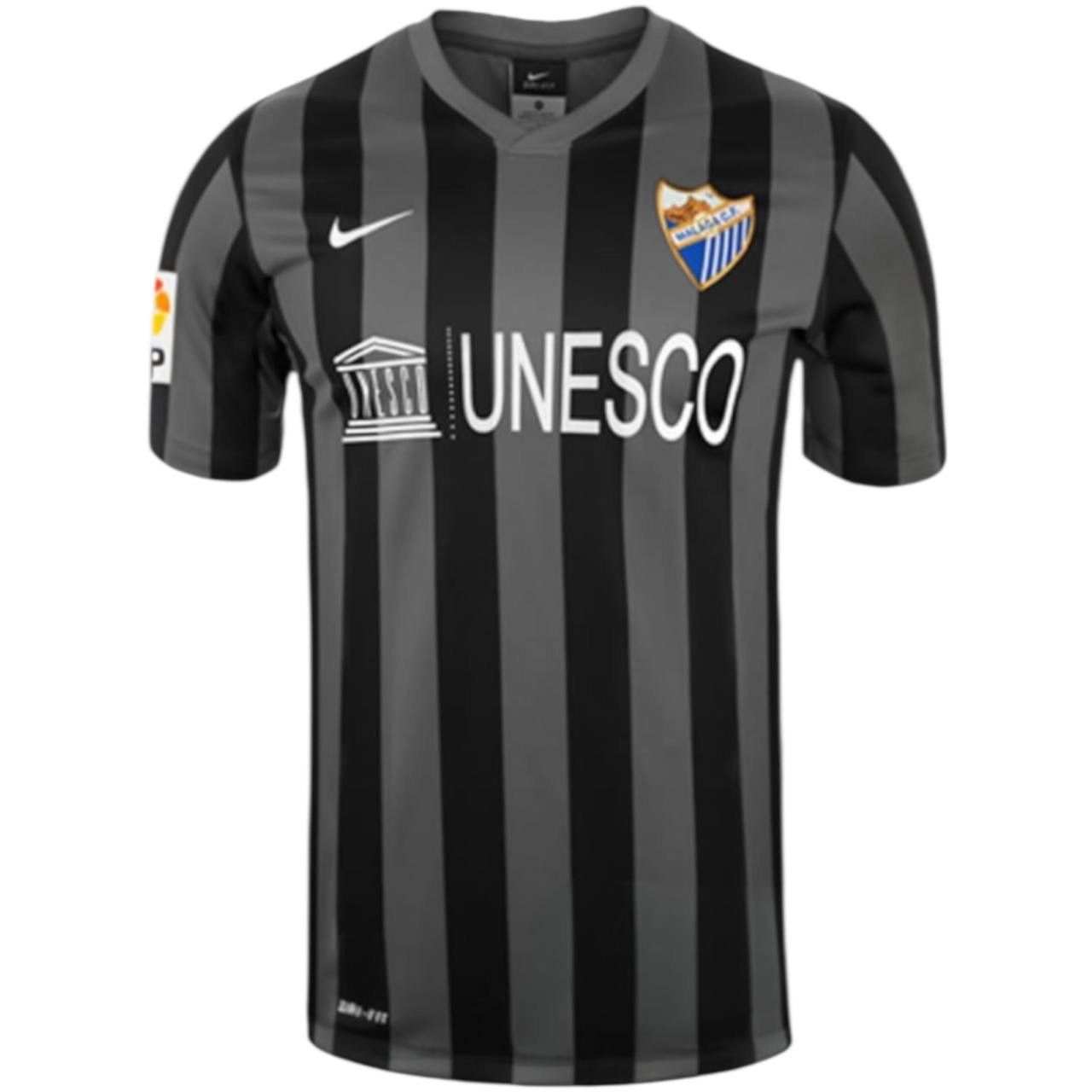 2014/15 MALAGA CF AWAY SOCCER JERSEY FOOTBALL SHIRT SIZE L