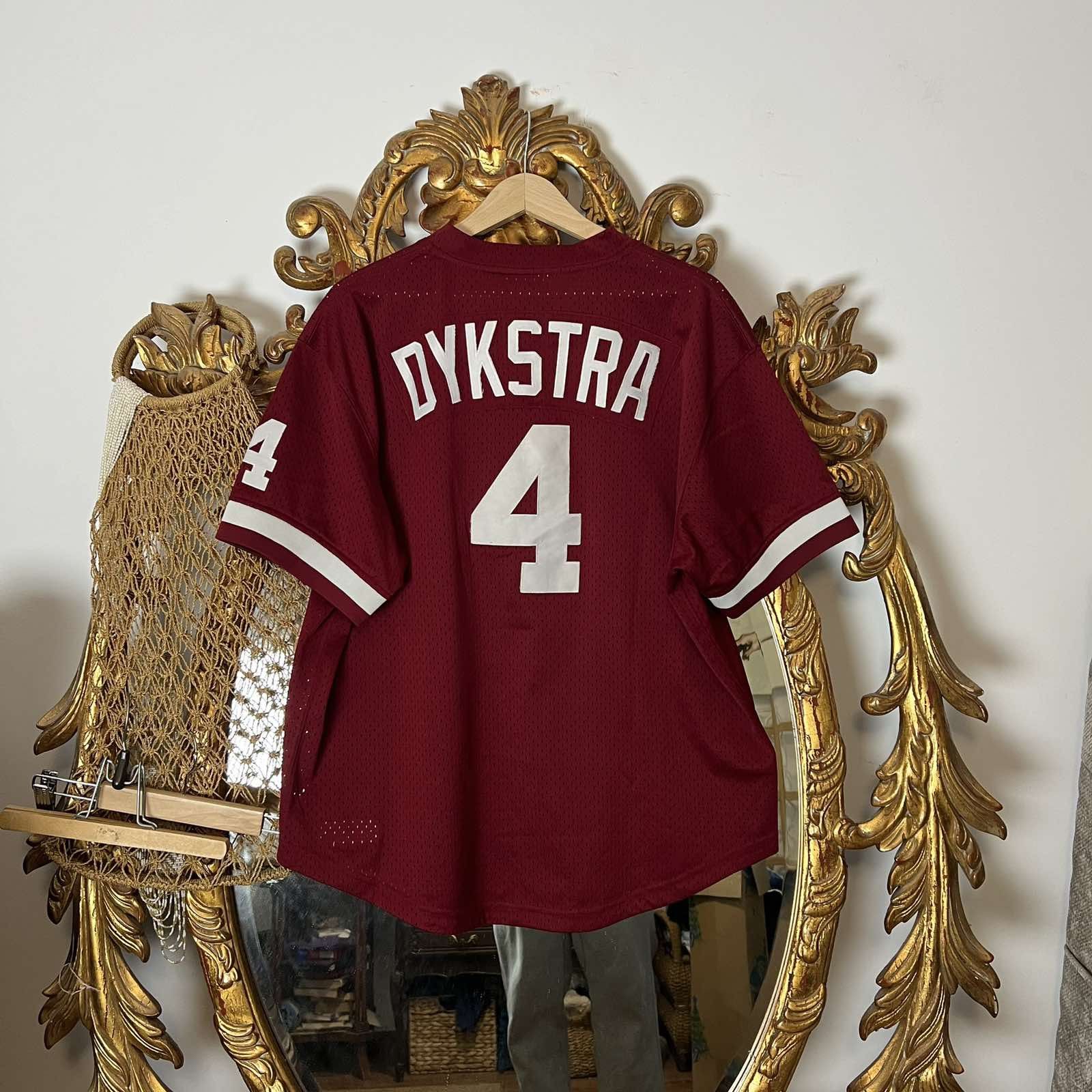 Mitchell & Ness Mitchell and Ness Phillies Dykstra MLB Baseball Sz XL Jersey Size US XL / EU 56 / 4 - 2 Thumbnail