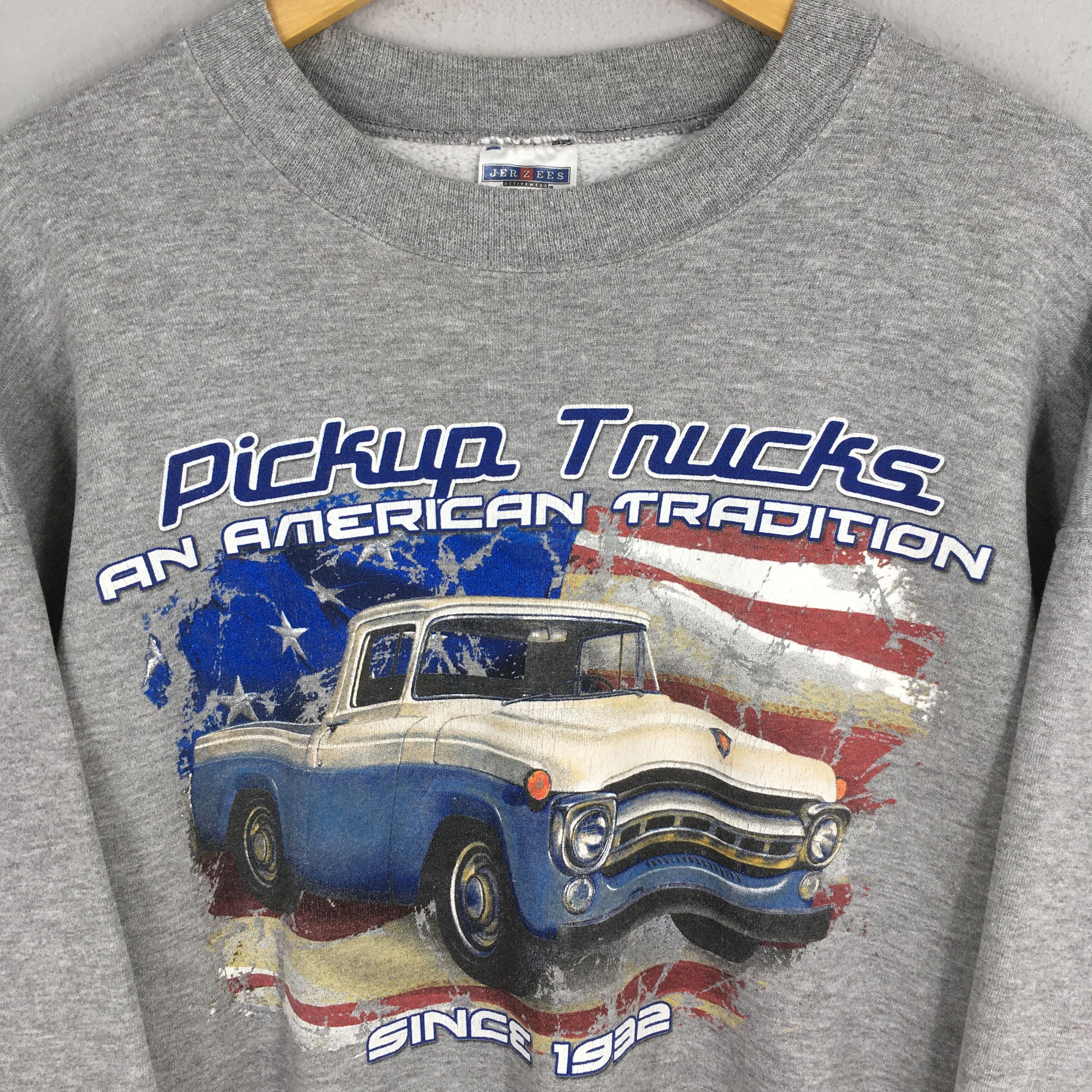 Vintage Vintage 90s Classic Cool Pickups Trucks Sweatshirt XLarge Size US XL / EU 56 / 4 - 2 Thumbnail