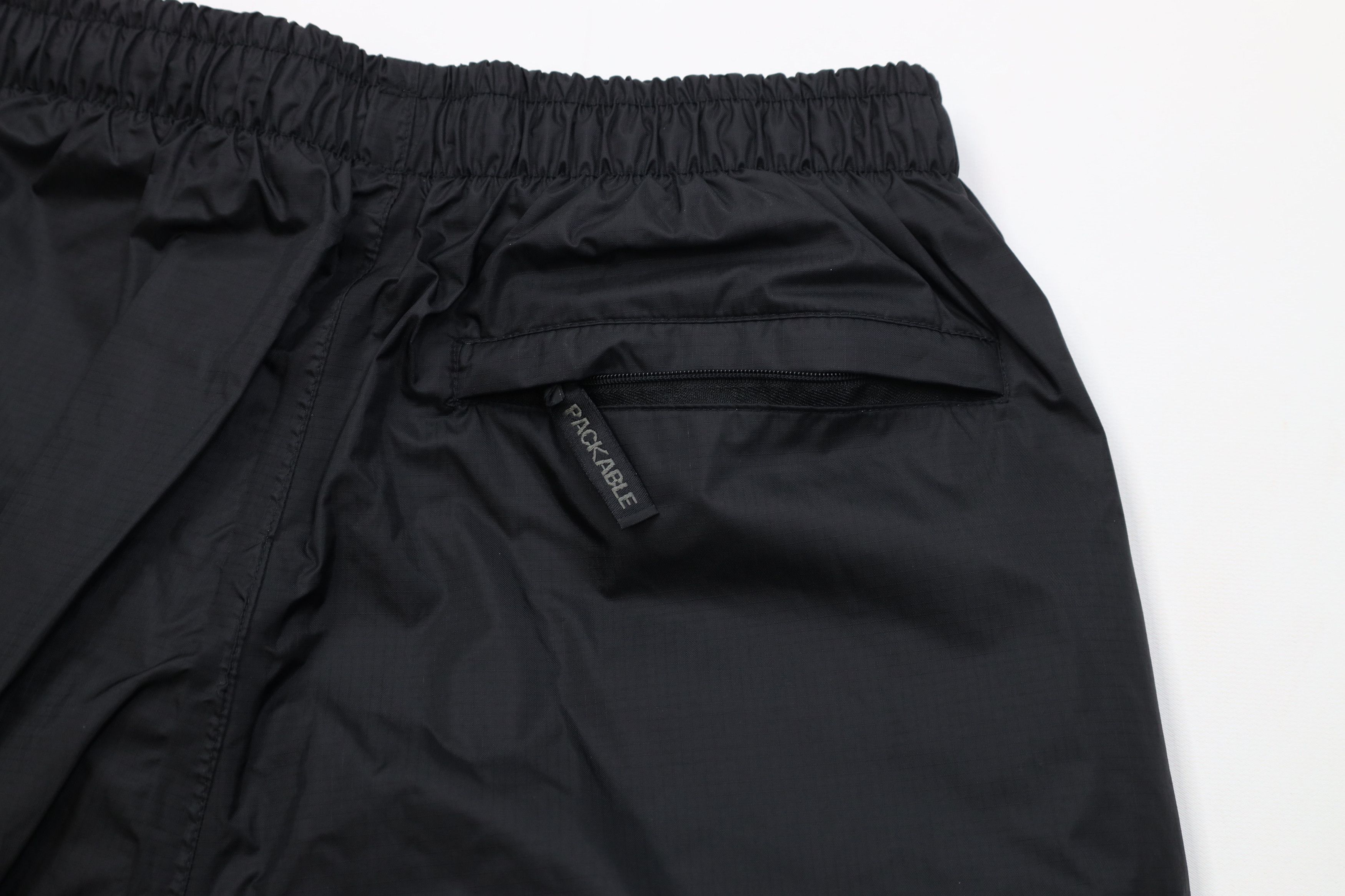 Vintage Vintage 90s Y2K Streetwear Waterproof Wide Leg Rain Pants Size 28" / US 6 / IT 42 - 13 Thumbnail