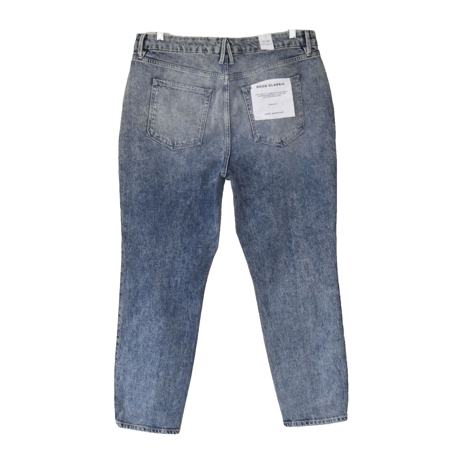 Good American GOOD AMERICAN Skinnyish Fit Indigo Jeans Size 14 / 32 $140 Size 36" / US 14 / IT 50 - 2 Thumbnail