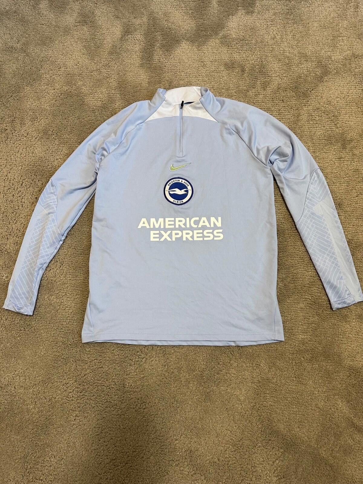 Nike Nike Brighton 2022-23 Football Soccer Drill Top 1/4 Zip Sz L Size US L / EU 52-54 / 3 - 1 Thumbnail