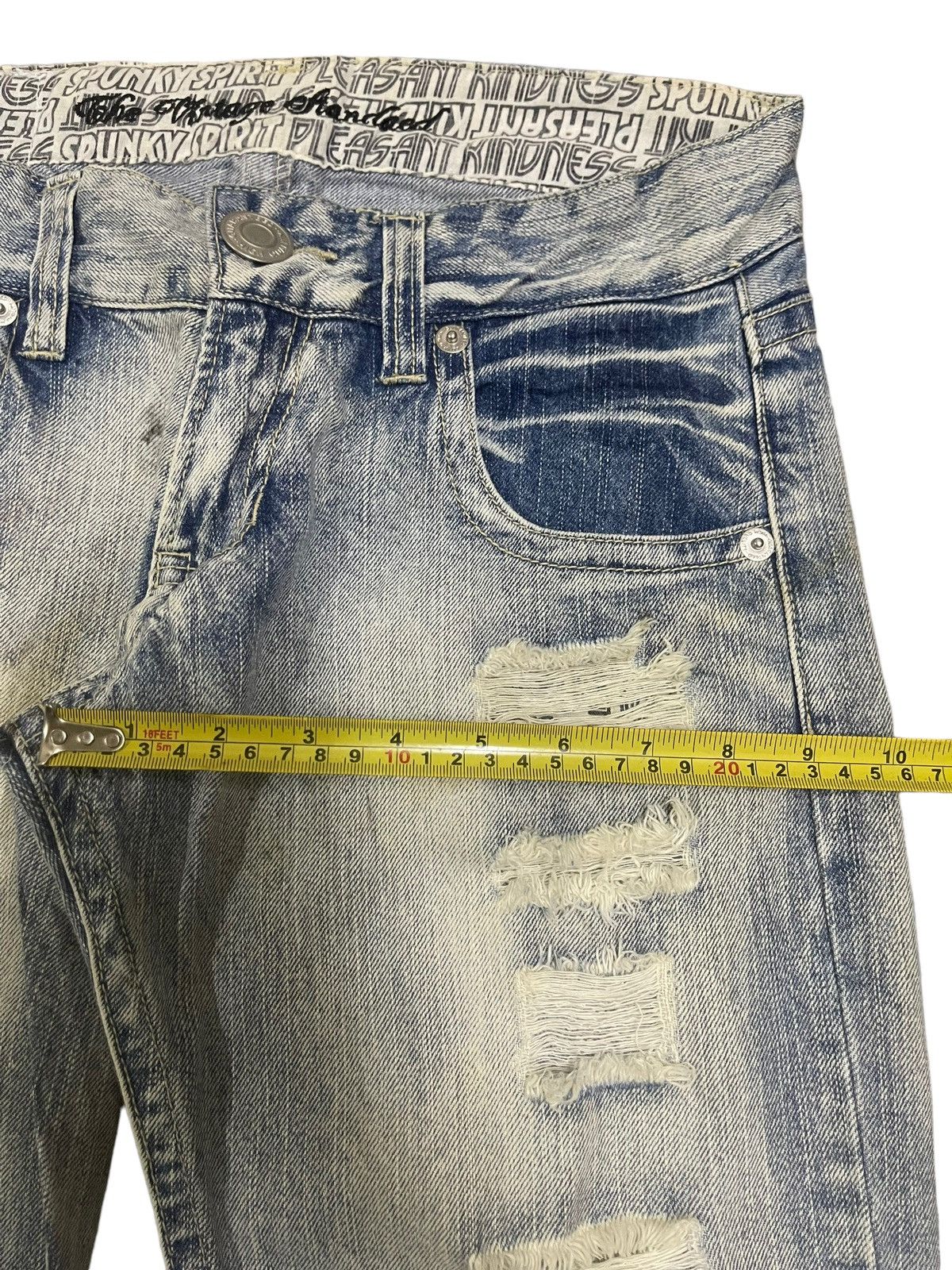 semanticdesign Vintage Japanese Brand Blue Wash Distressed Style Jeans Size US 31 - 12 Thumbnail