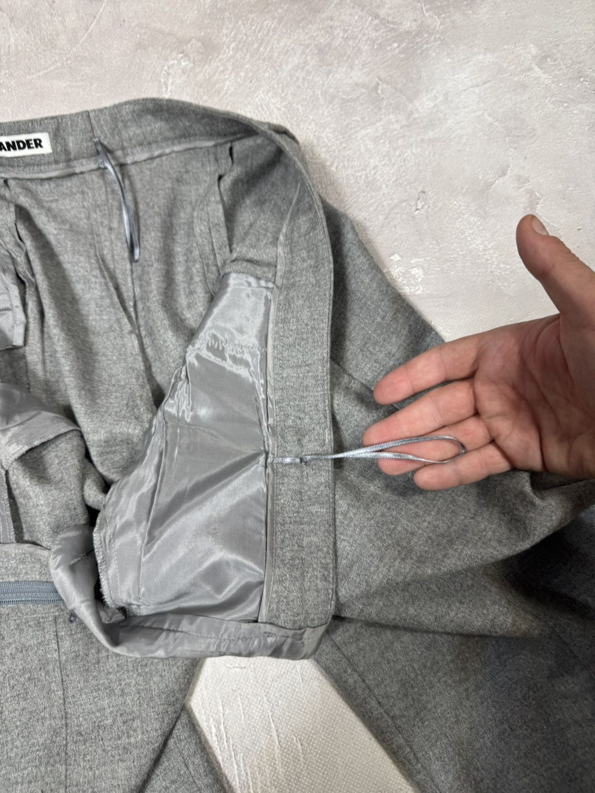 Jil Sander Jil Sander Luxuru Wool Women's Pants Size 28" / US 6 / IT 42 - 11 Thumbnail