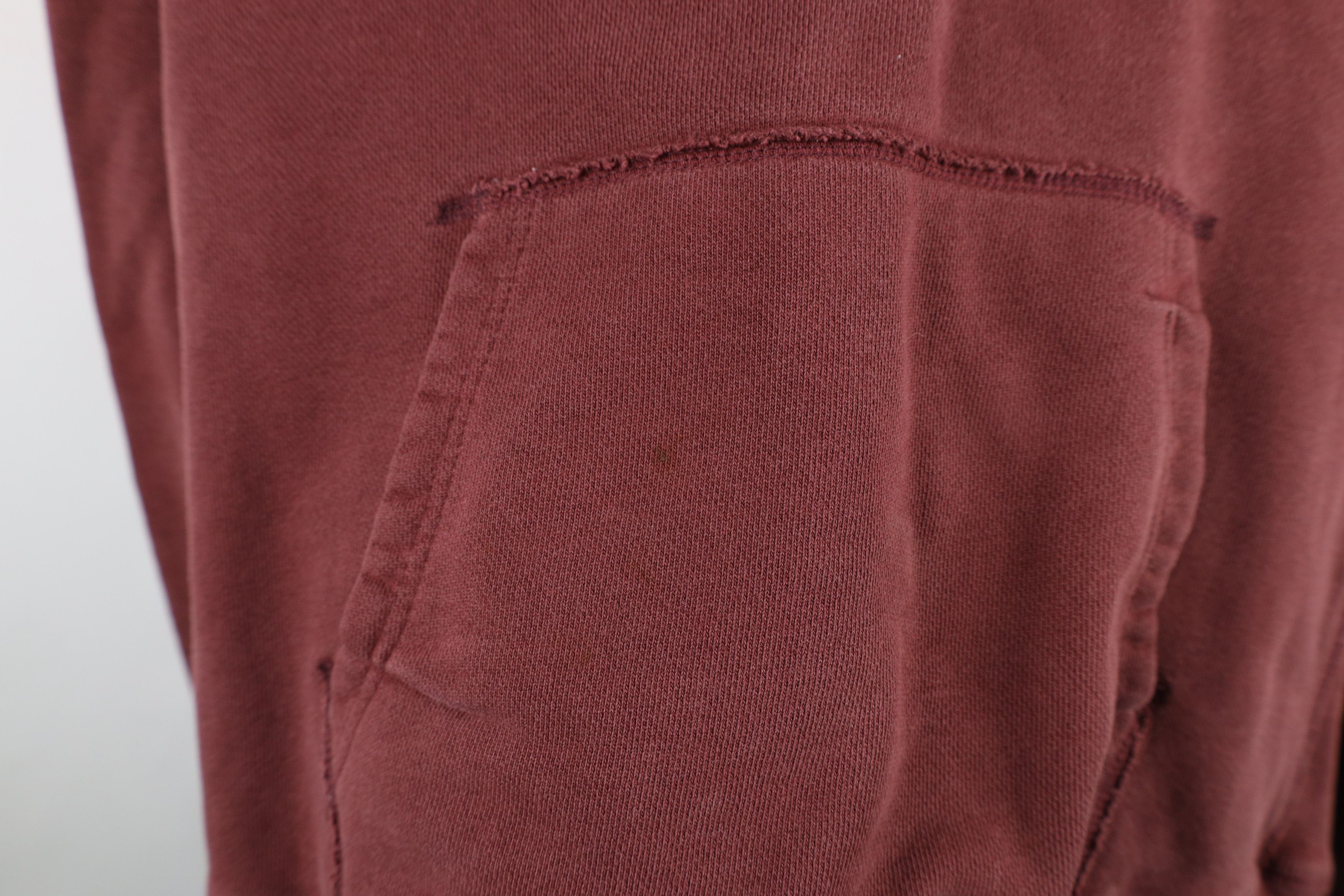 Abercrombie & Fitch × Vintage Vintage 90s Y2K Abercrombie & Fitch Spell Out Hoodie Red Size US L / EU 52-54 / 3 - 7 Thumbnail