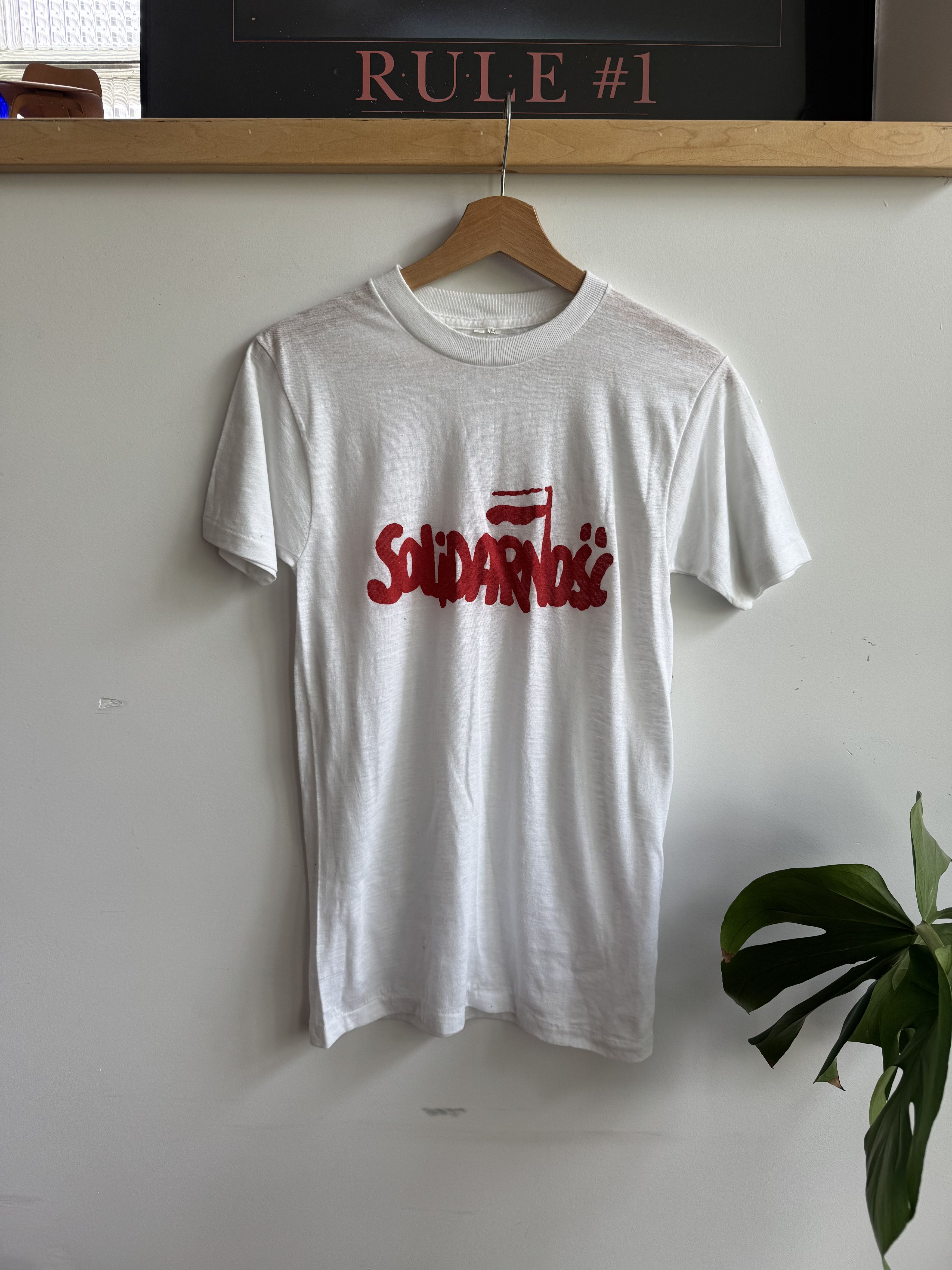 Vintage 1970s Solidarity Polish Tshirt Size M Size US M / EU 48-50 / 2 - 1 Thumbnail