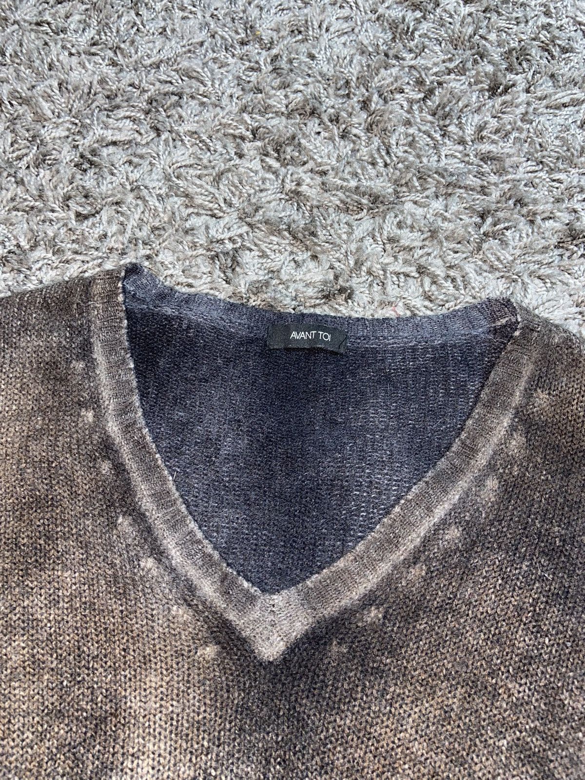 Avant Toi × Vintage AVANT TOI RARE 100% CASHMERE AVANT GARDE SWEATER Size L / US 10 / IT 46 - 2 Thumbnail
