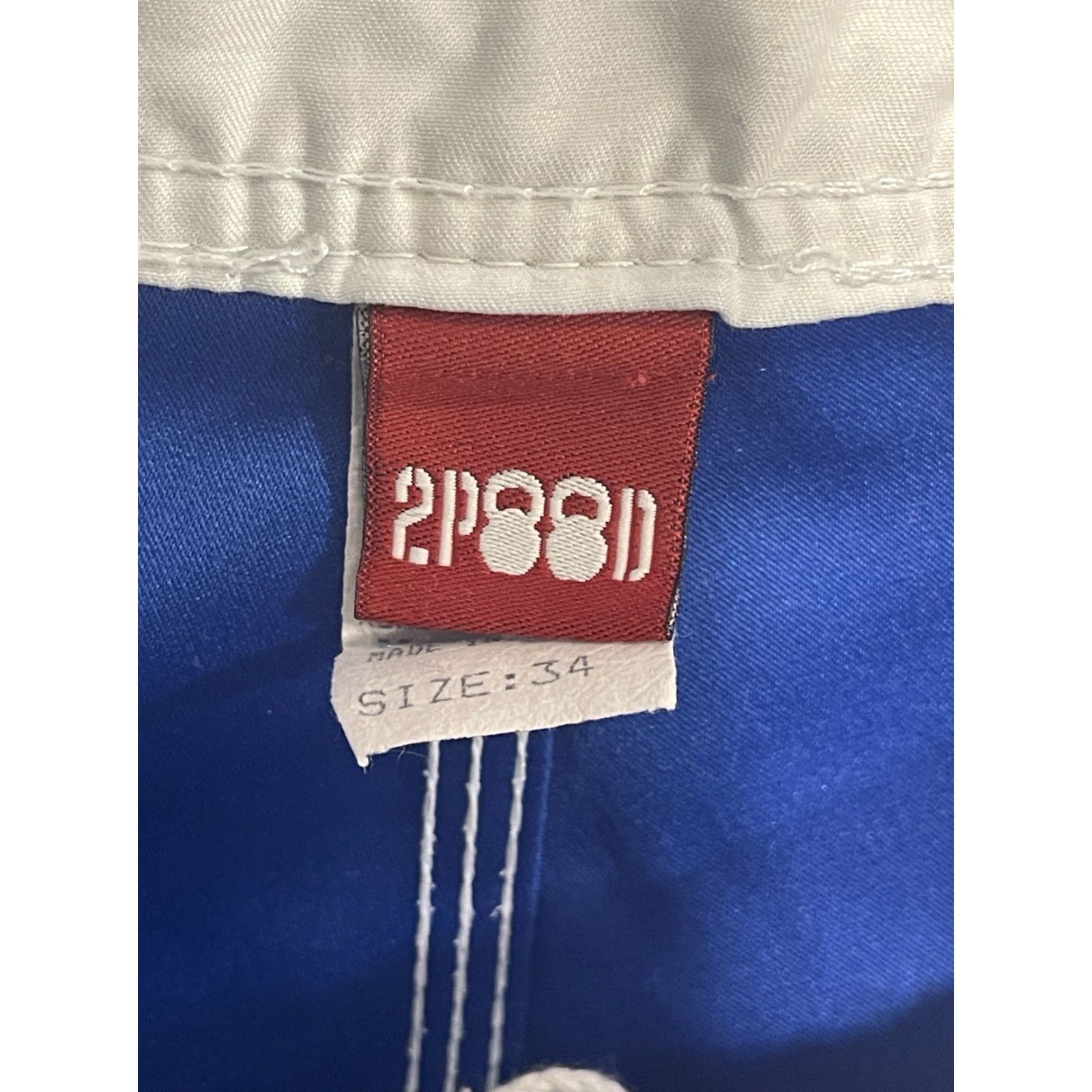 Vintage 2Pood Shorts Men's Medium Blue Crossfit 34 Inseam 10" Athletic Polyester Blend Regular Solid Activewear CrossFit Mens Size US 34 / EU 50 - 6 Thumbnail