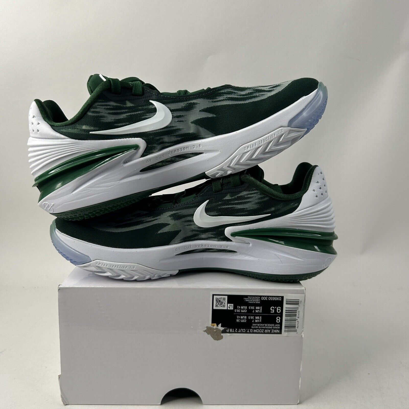 Nike Nike Zoom GT Cut 2 TB Promo “Gorge Green White” 2024 Size US 8 / EU 41 - 3 Thumbnail