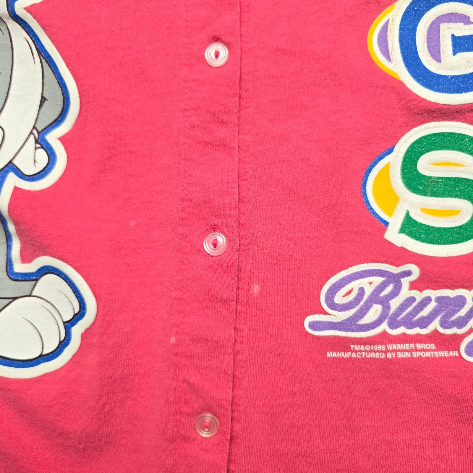 Vintage Vintage Looney Tunes Bugs Bunny Sleeveless L Pink Shirt Size L / US 10 / IT 46 - 4 Thumbnail
