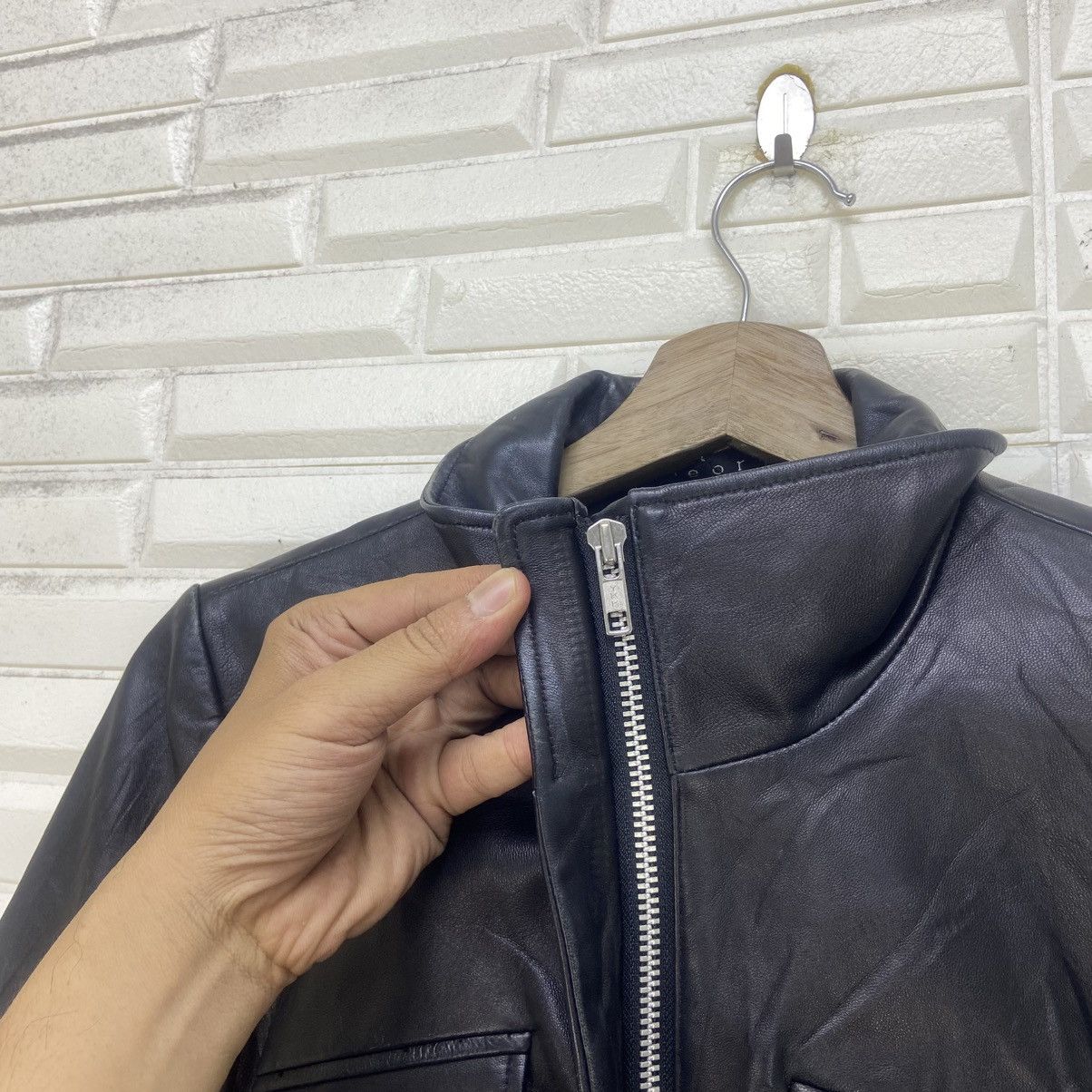 Theory Japanese Brand Theory Leather Jacket Size S / US 4 / IT 40 - 14 Thumbnail