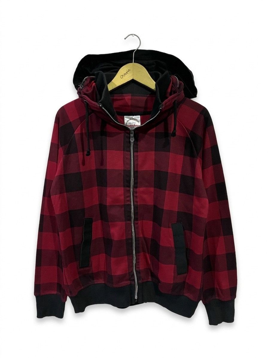 Japanese Brand Archive vkei style bono plaid hoodie Size US M / EU 48-50 / 2 - 1 Thumbnail