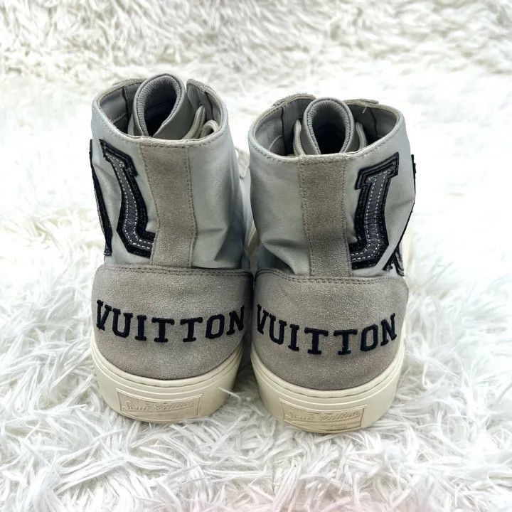 Louis Vuitton Louis Vuitton Gray High-Top Casual Shoes -2508 Size US 8 / EU 41 - 3 Thumbnail