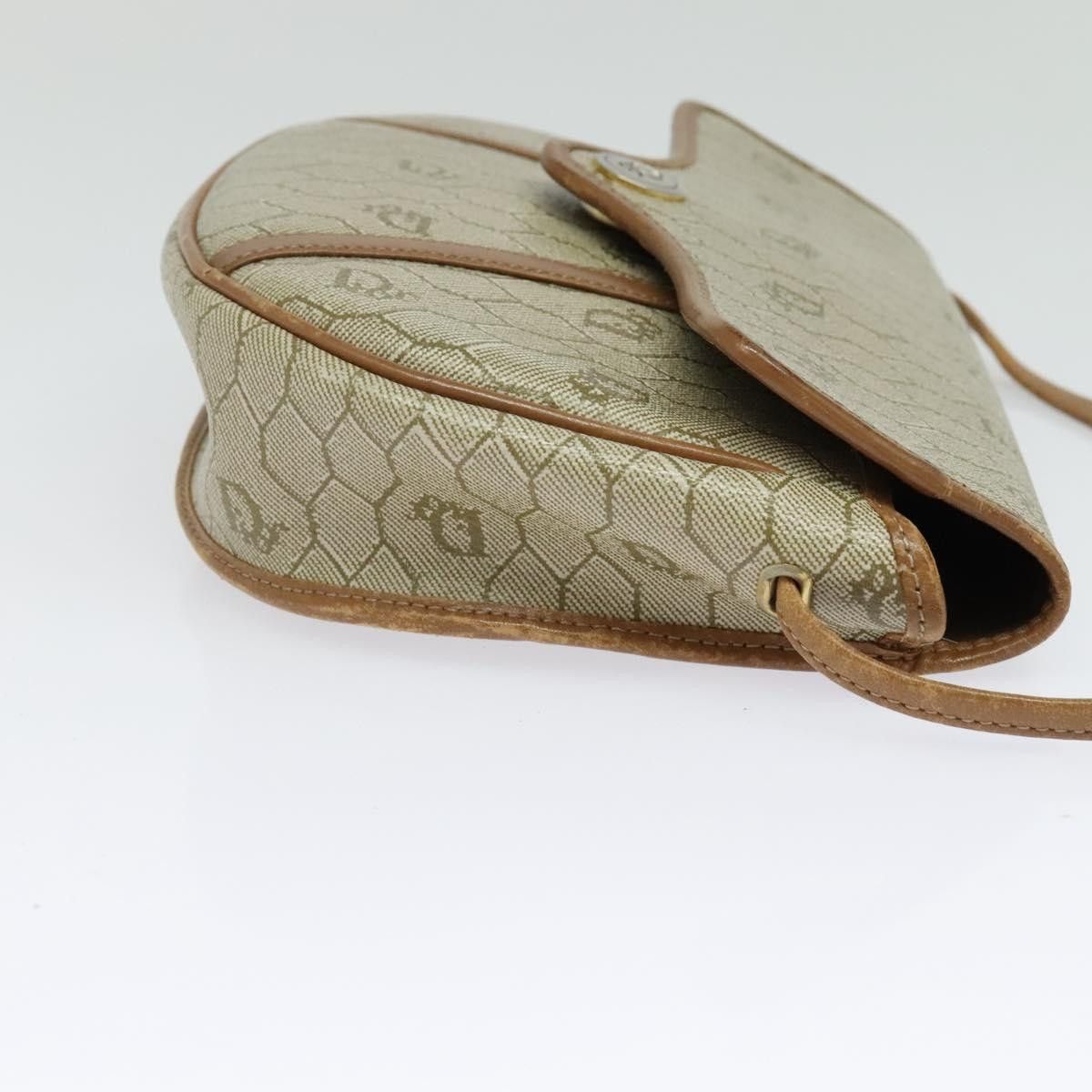 Dior DIOR Honeycomb Canvas Shoulder Bag Pvc Beige Gold Size ONE SIZE - 5 Thumbnail