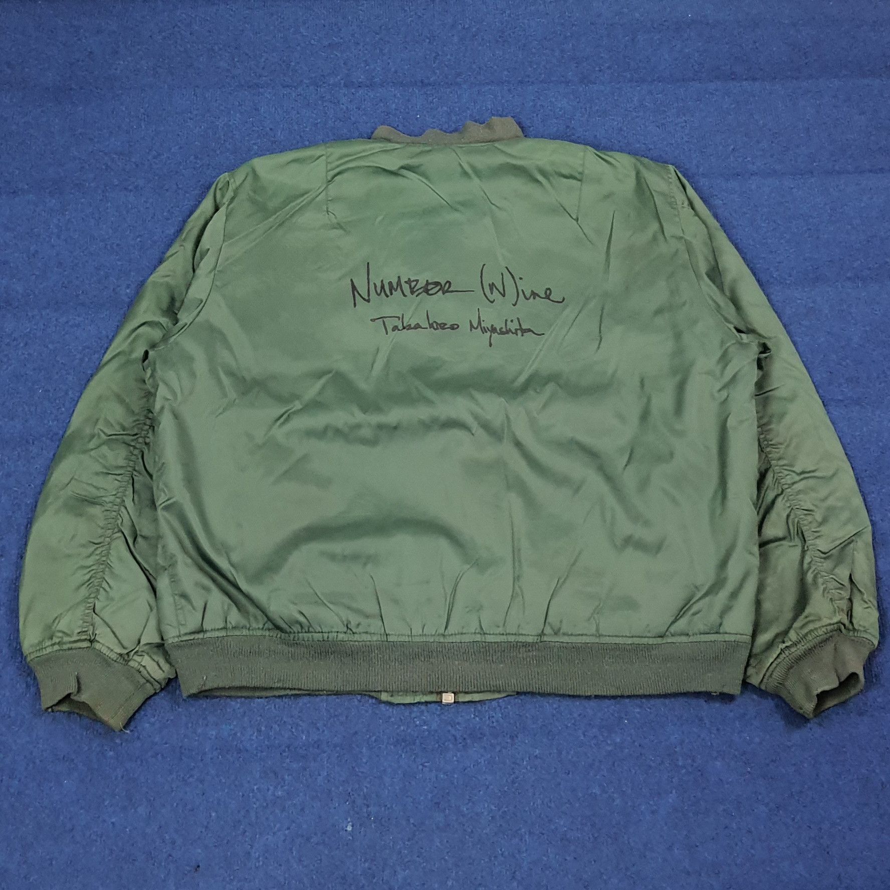 Japanese Brand Vintage Casual Bomber Custom Number Nine Jacket C275N26 Size US L / EU 52-54 / 3 - 1 Thumbnail