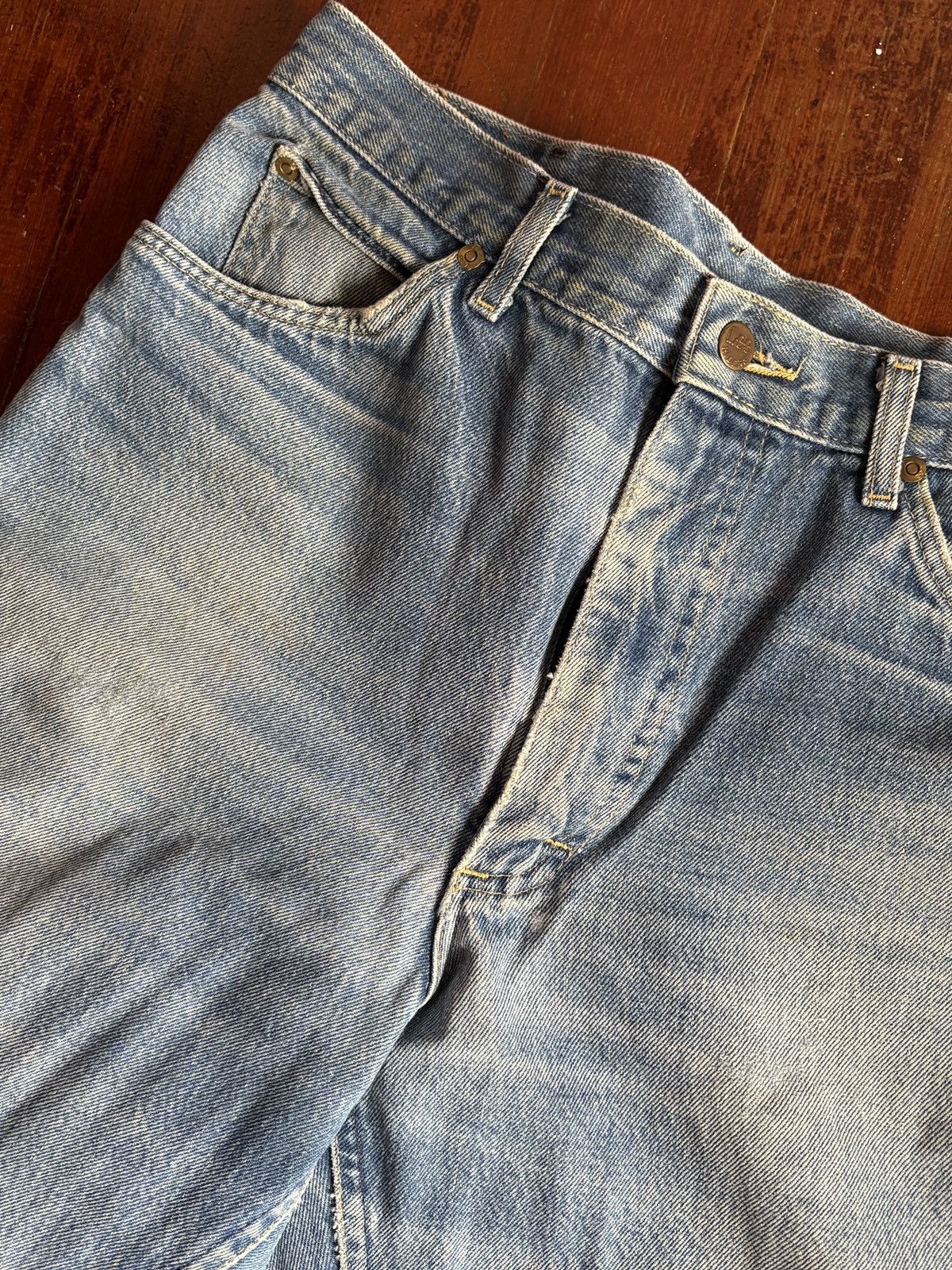 Lee 70’s LEE DISTRESSED JEANS Size 32" / US 10 / IT 46 - 3 Thumbnail
