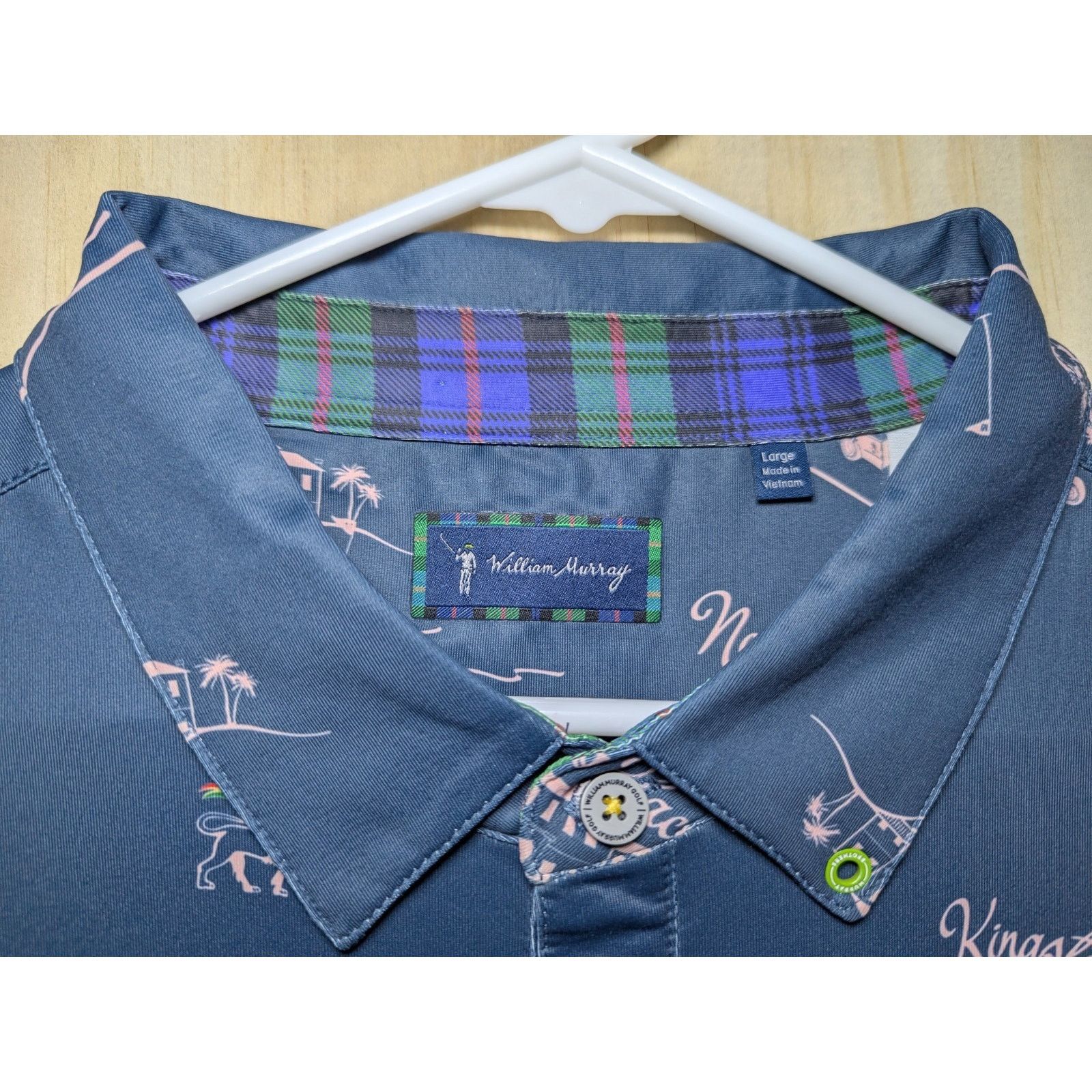 Other William Murray Men's Large Golf Polo Jamaica Courses Stretch Size US L / EU 52-54 / 3 - 4 Thumbnail