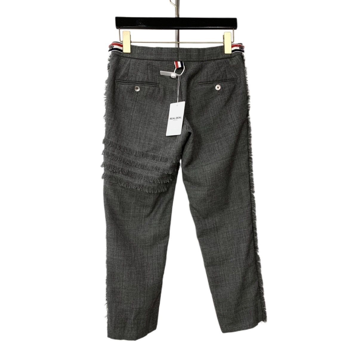 Thom Browne Thom Browne Grey Classic Four-bar Wool Casual Pants K26WX Size 25" / US 0 / IT 36 - 2 Thumbnail