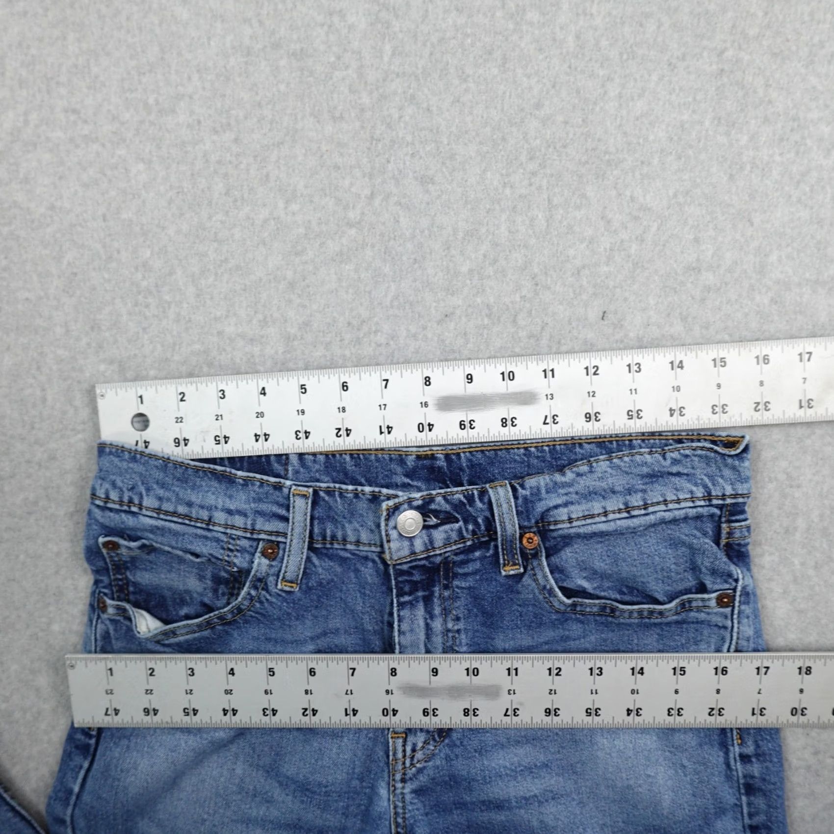 Levi's Levi's 511 Jeans Mens 32 (32X29) Medium Blue Denim 5-Pocket Slim Straight Rise Mid Inseam 29 Size US 32 / EU 48 - 4 Thumbnail