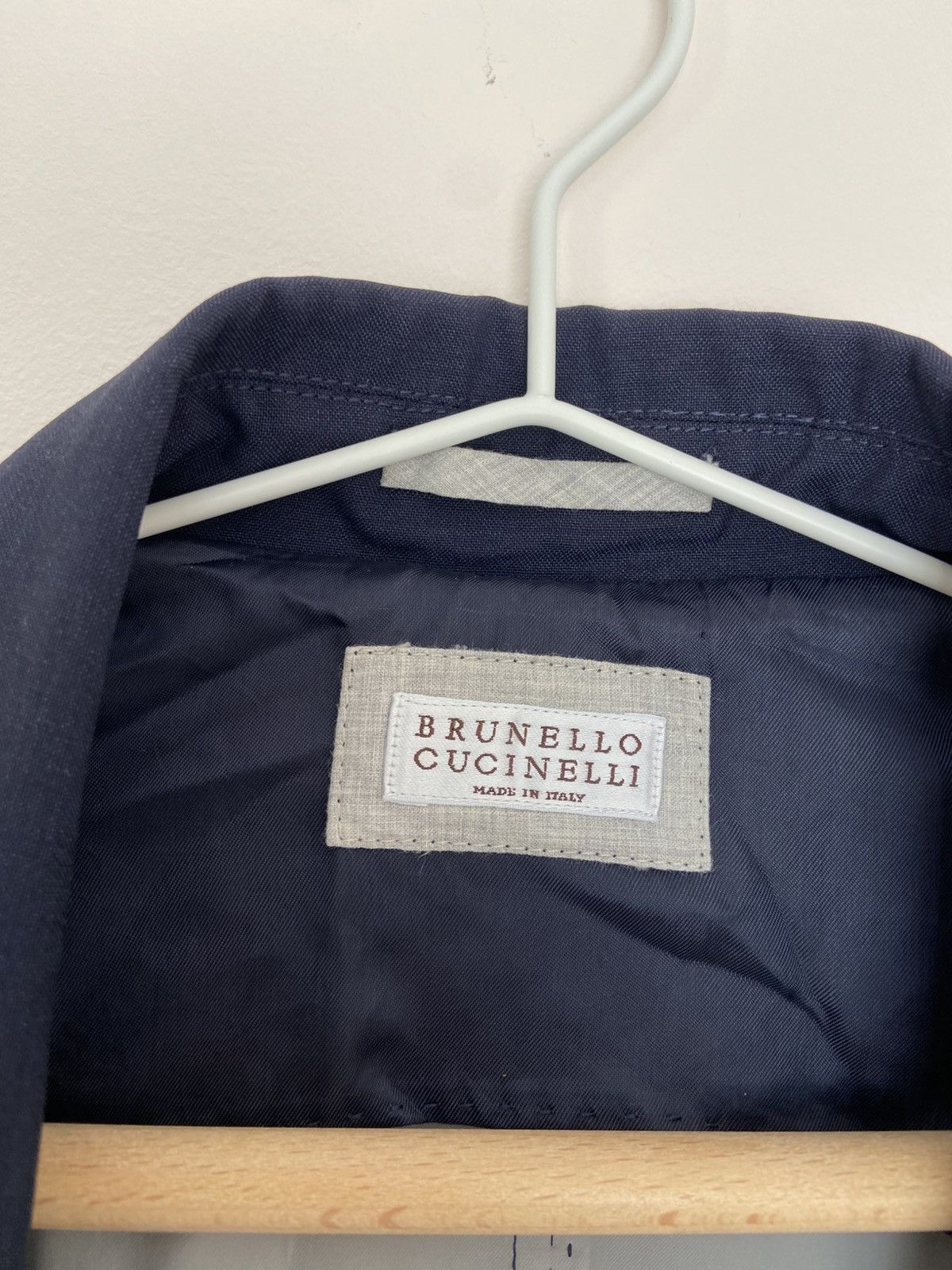 Brunello Cucinelli Brunello Cucinelli Double Breasted Blazer Size 40R - 6 Thumbnail